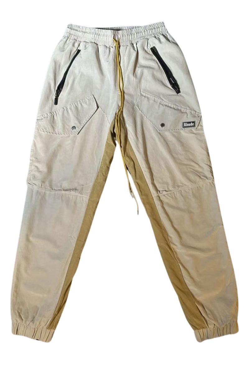 Rhude Drawstring Pants in White