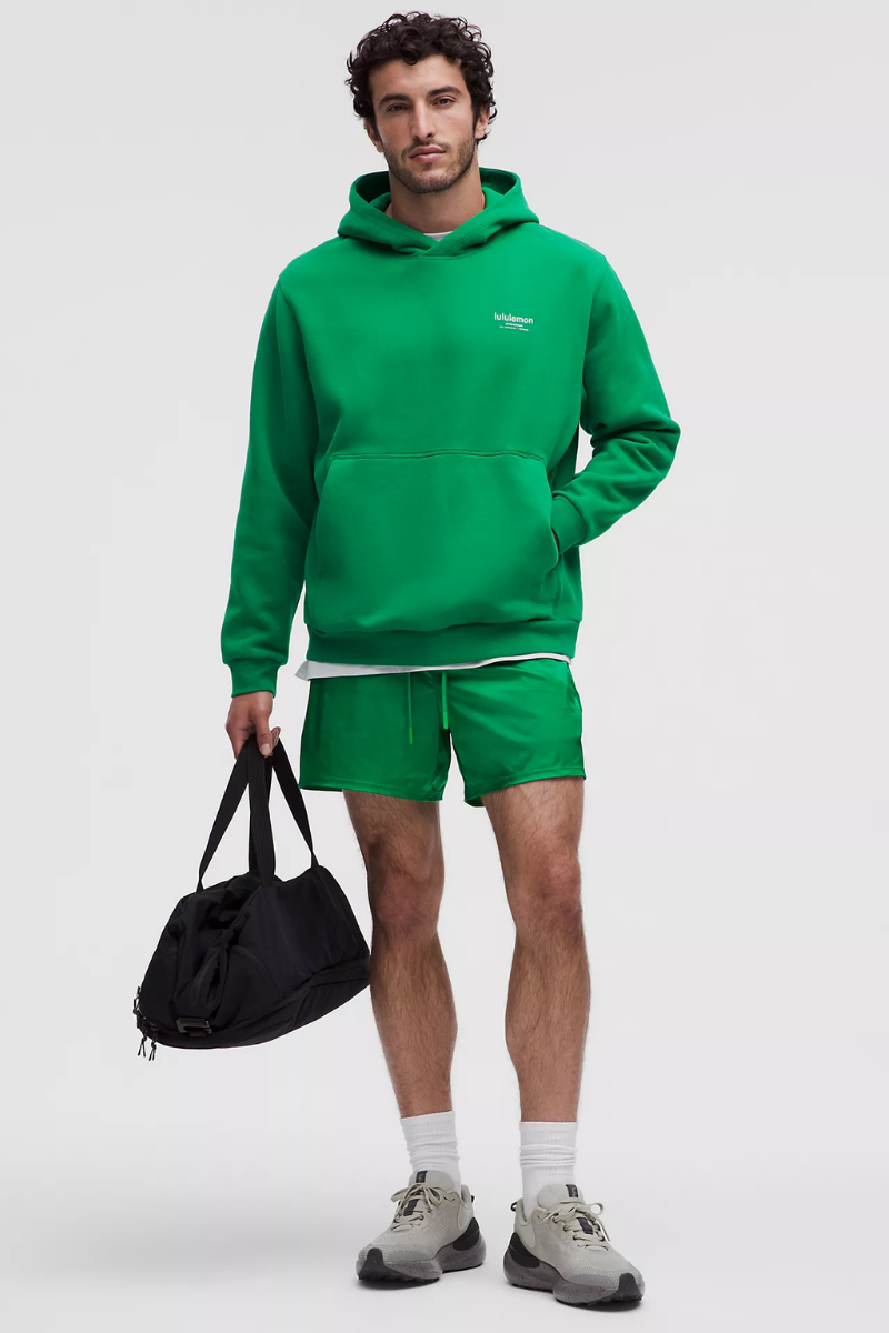 Lululemon Stretch Satin Nylon Short 5" Raceway Green