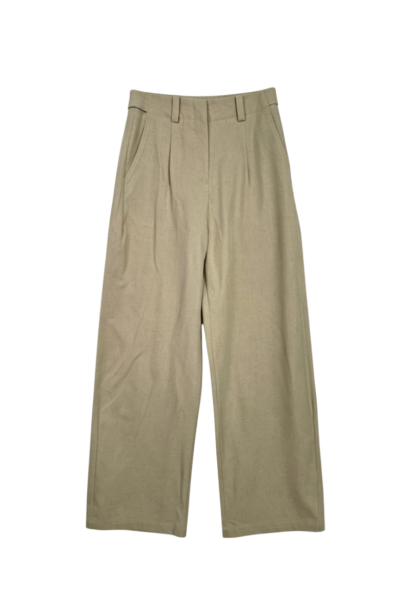 Max Simple Relaxed Suit Pants Sand MSSG260163S