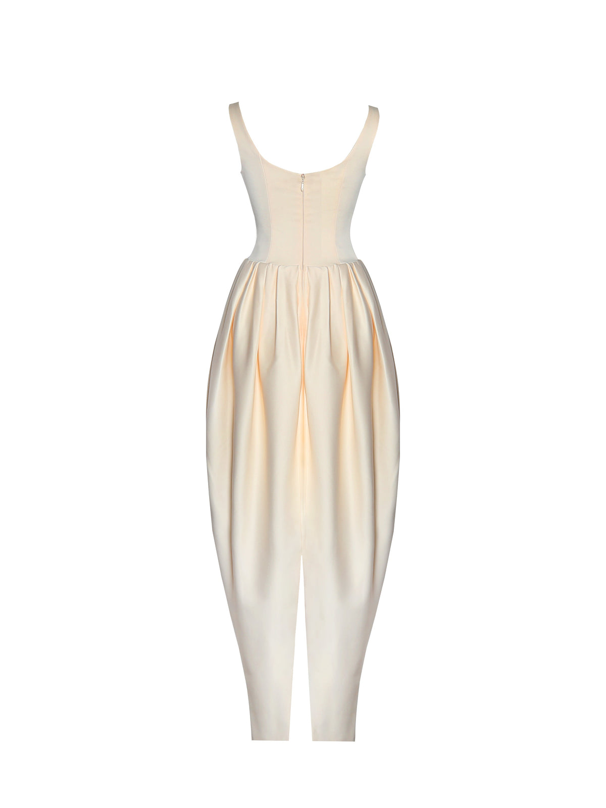 Udana Butter Yellow Drop Waist Tulip Gown (Archive Sale)