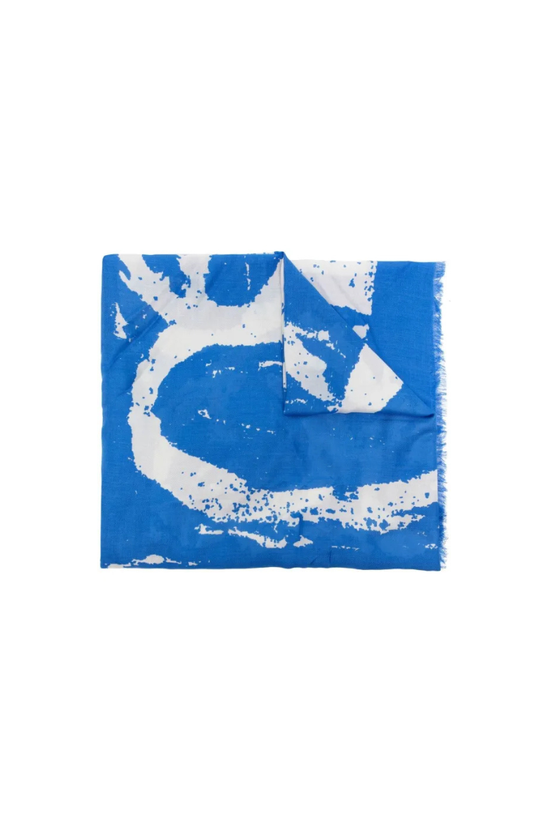Givenchy Goth Bandana 45x45 Blue/White BP004VP0H2