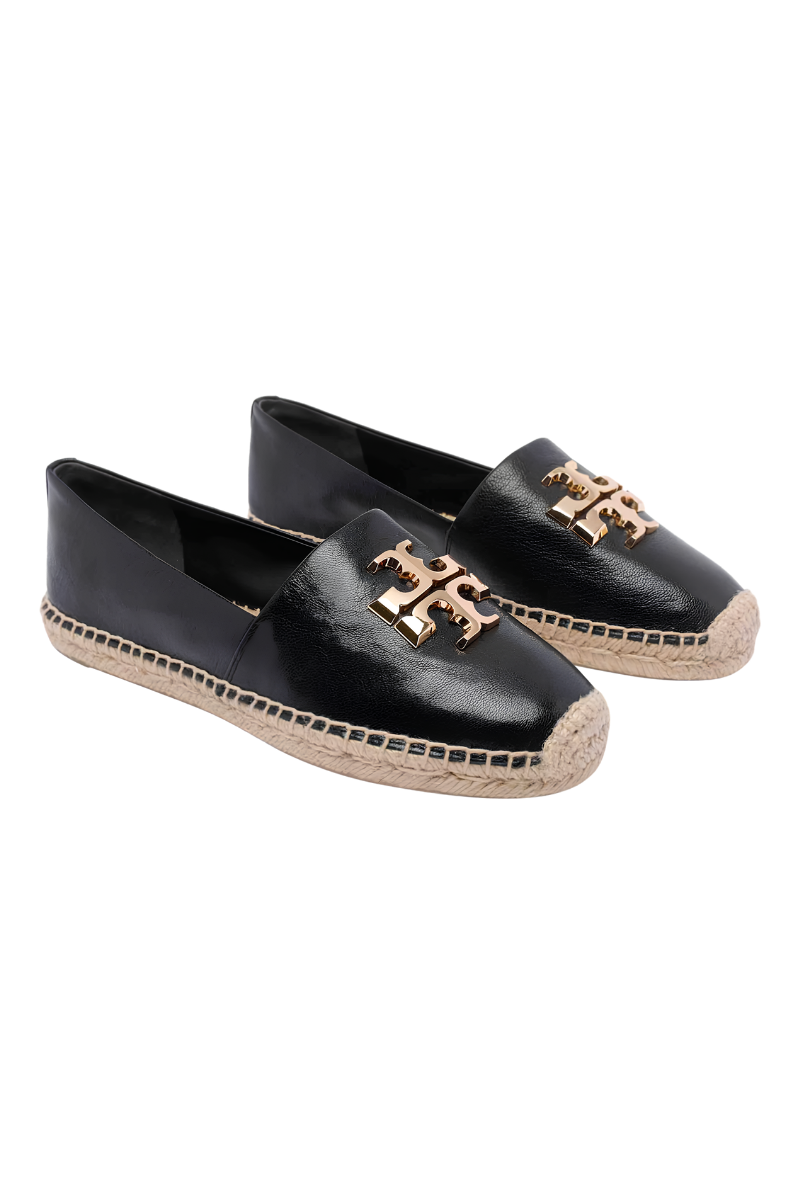 Tory Burch Eleanor Espadrille Perfect Black/Gold 161758-006