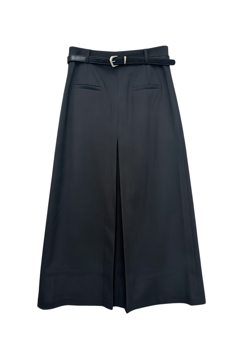 Max Simple Modern A-Line Skirt Charcoal MSSG262058C