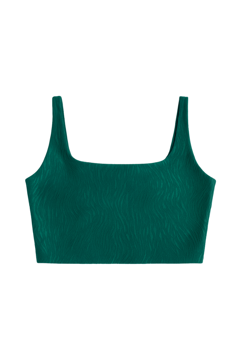 Bandier Jacquard Tempo Crop Bra