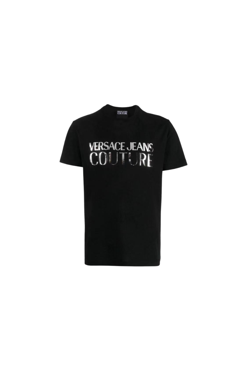Versace Jeans Couture T Shirt Black/Silver 72GAHG01-CJ00G-S89
