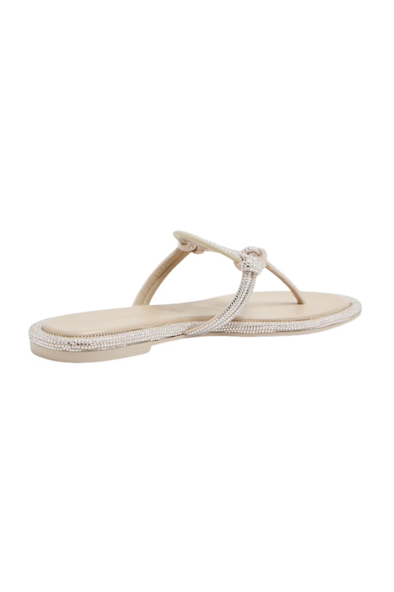 Tory Burch Miller Knotted Pave Stone Gray 152177250
