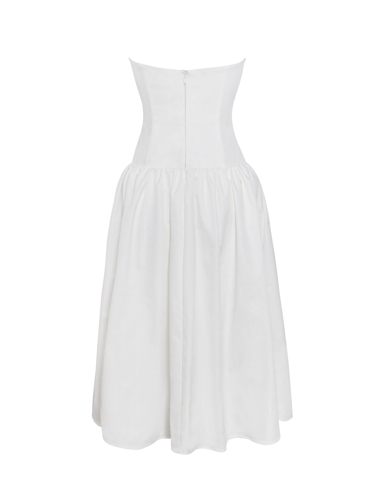 Rowan White Lace Drop Waist Corset Sundress (Archive Sale)