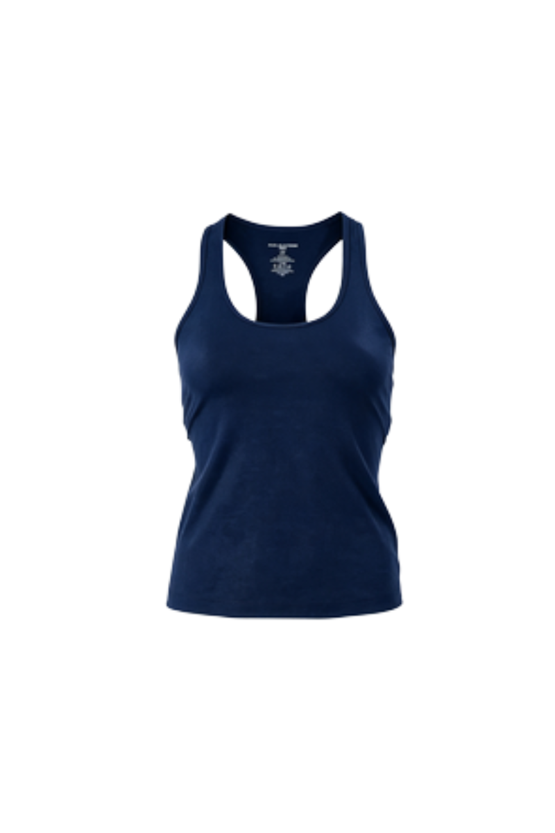 Bandier Front Row Tank Dark Navy AA202195