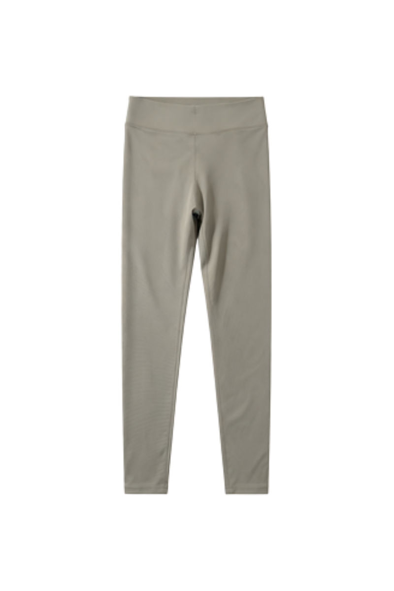 Bandier Rib Center Stage Legging Dove Grey AA202111