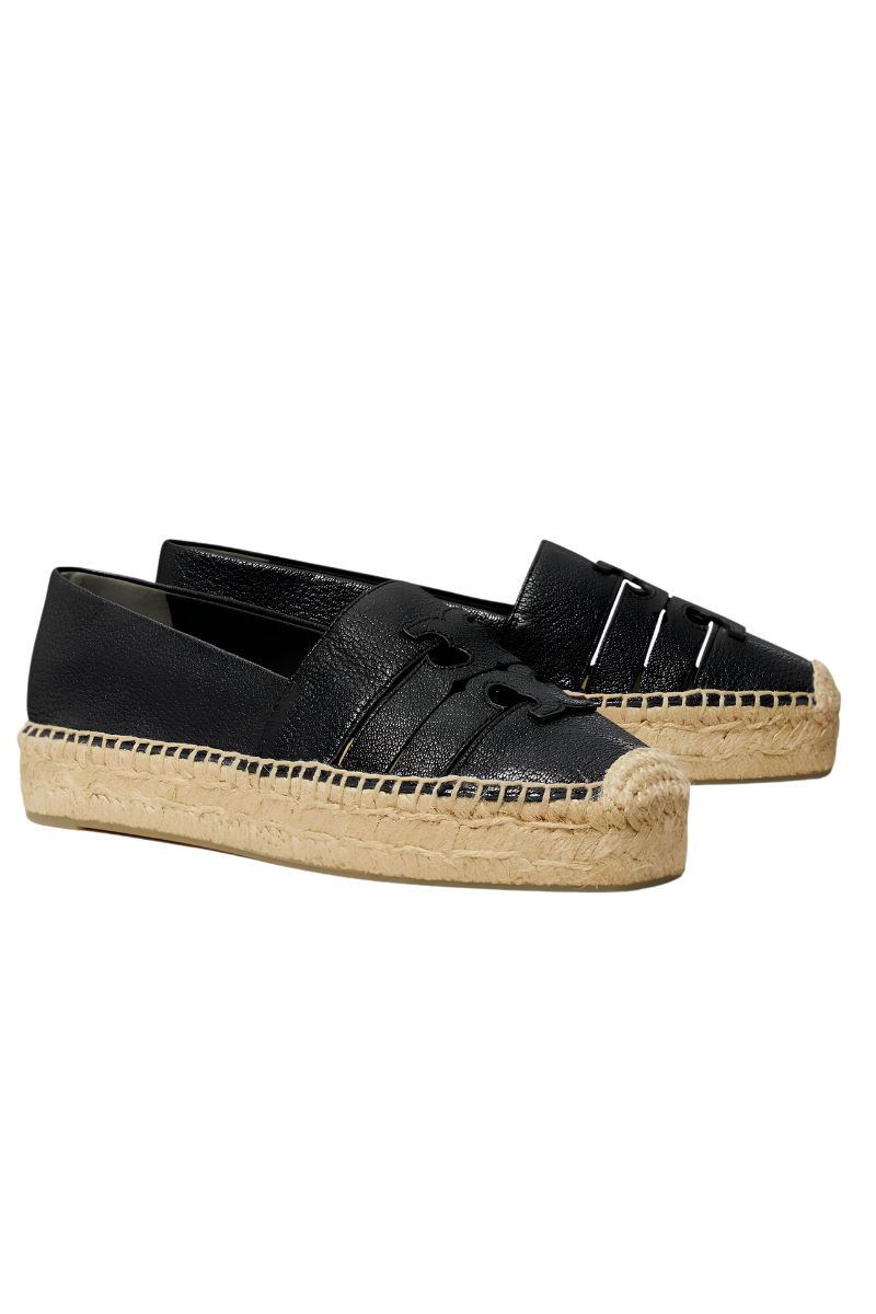 Tory Burch Ines Multi Strap Platform Espadrille Perfect Black 167243006