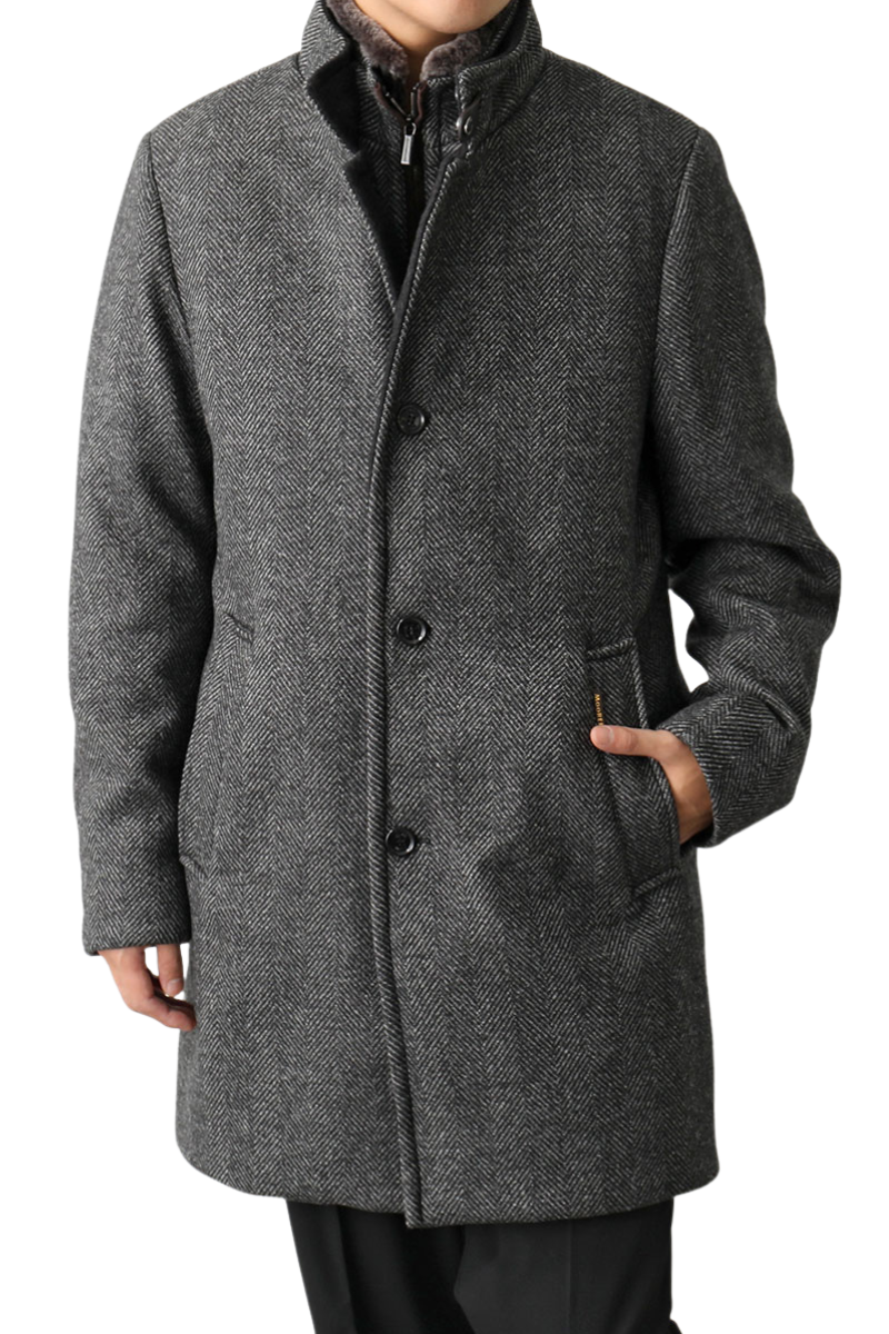 MooRER BOND-FUR-HD Mens Coat Antracite
