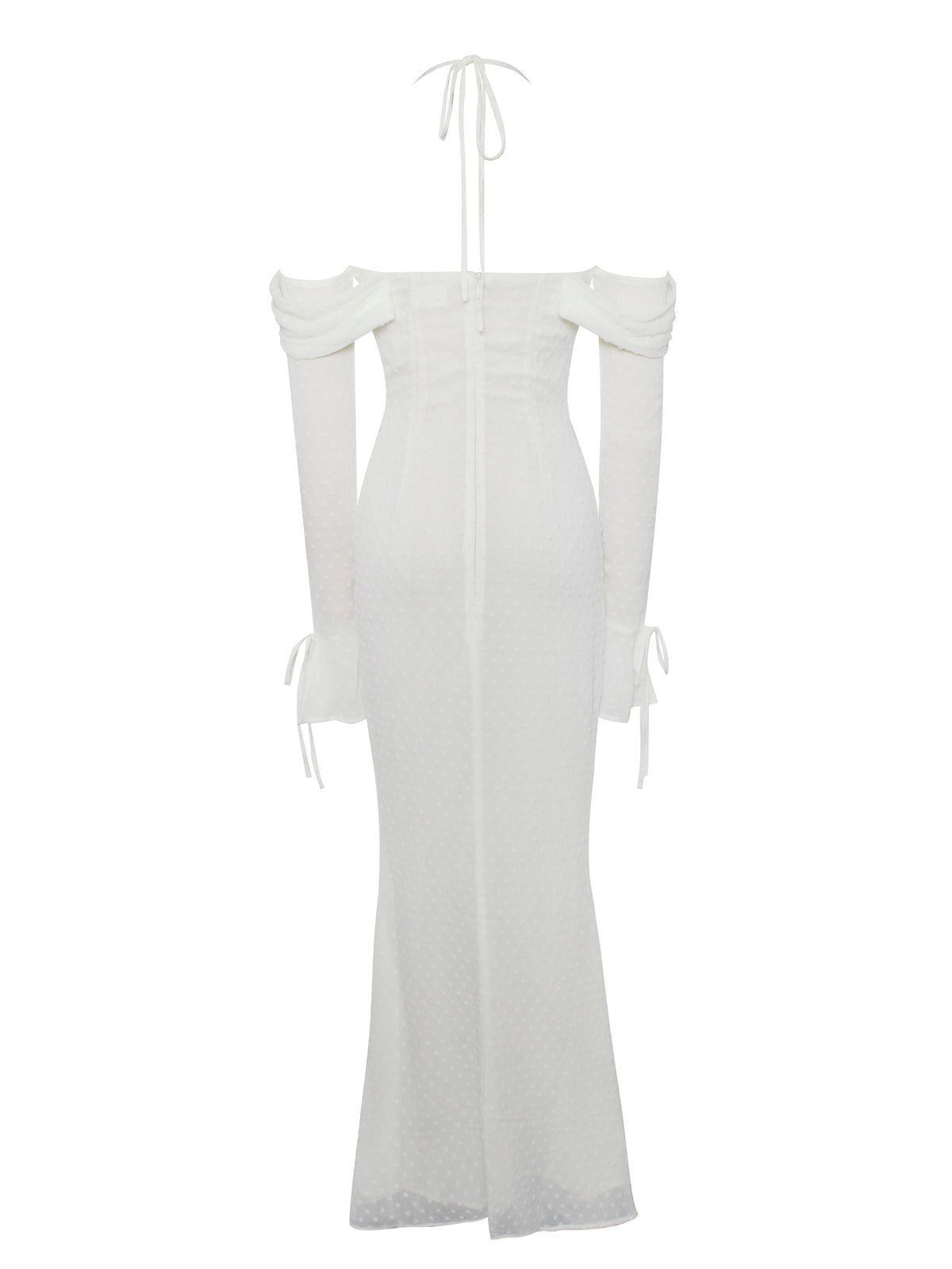 Kaia Long Sleeve Off Shoulder Maxi Dress (Archive Sale)