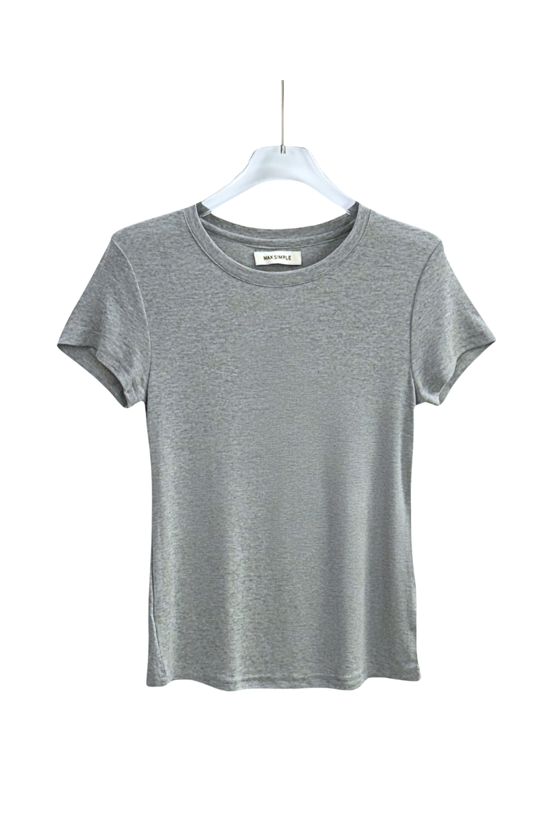 Max Simple Tiny Tee Grey
