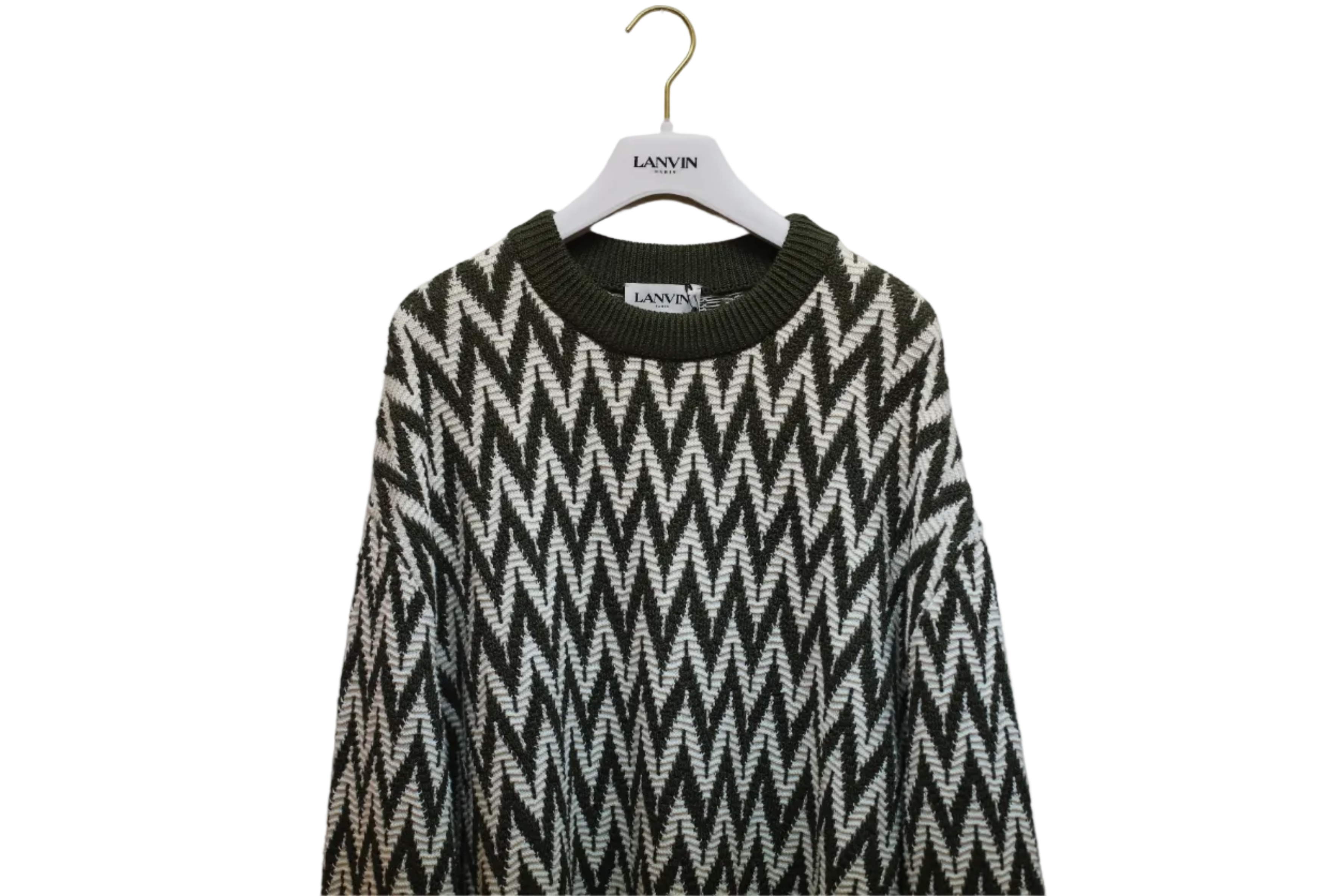 LANVIN Curb Chevron light jumper