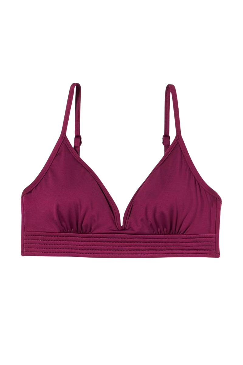 Seafolly Women's Quilted Fixed Tri In Boysenbery