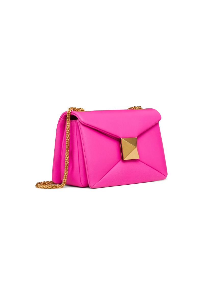 Valentino Garavani One Stud Shoulder Bag In Pink