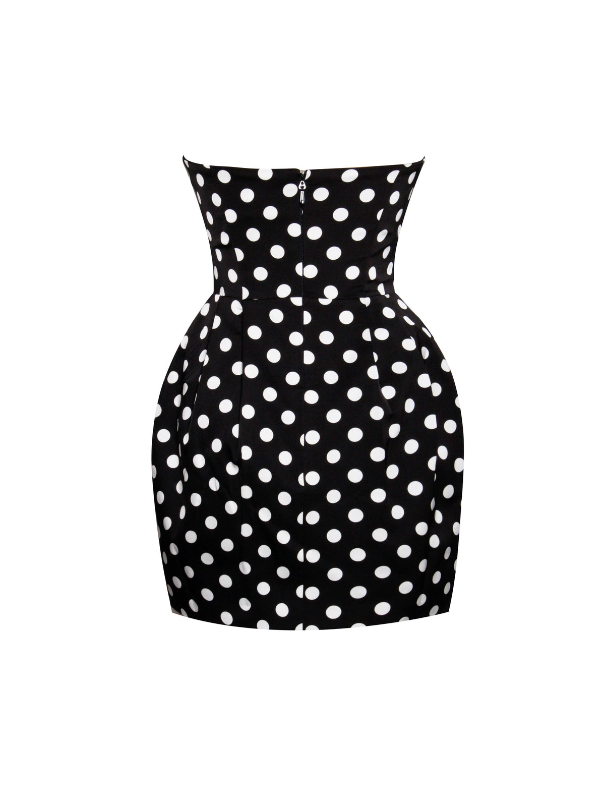 Tahira Black Strapless Mini Dress with Bow (Archive Sale)
