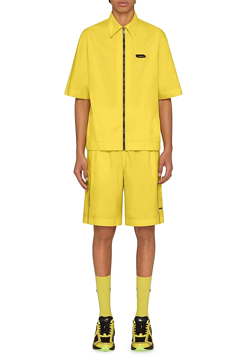 Givenchy Tk-Mx Nylon Shorts_Yellow