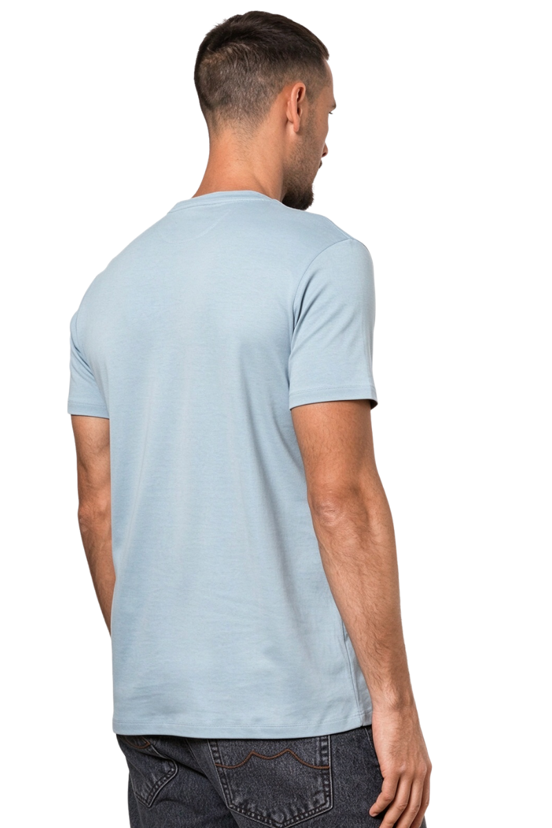 MooRER BRUZIOSLC T-Shirt Azzurro