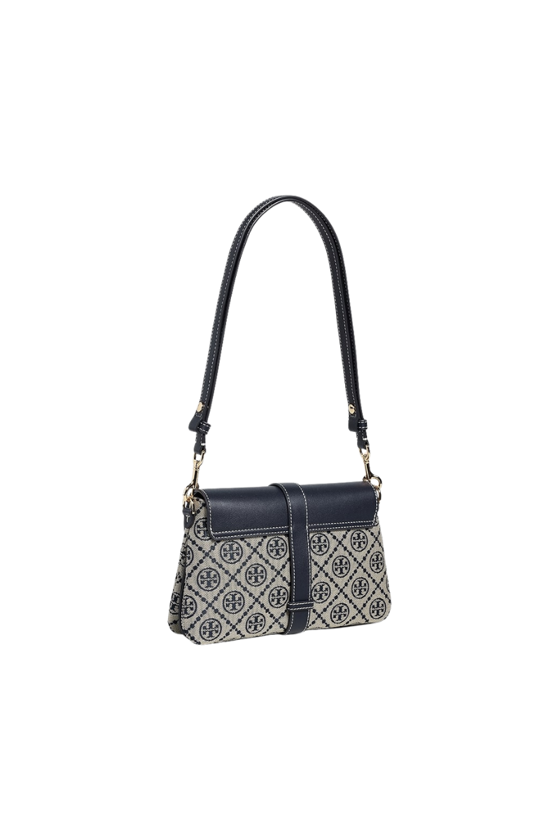 Tory Burch T Monogram Soft Small Shoulder Bag Tory Navy 178826-405