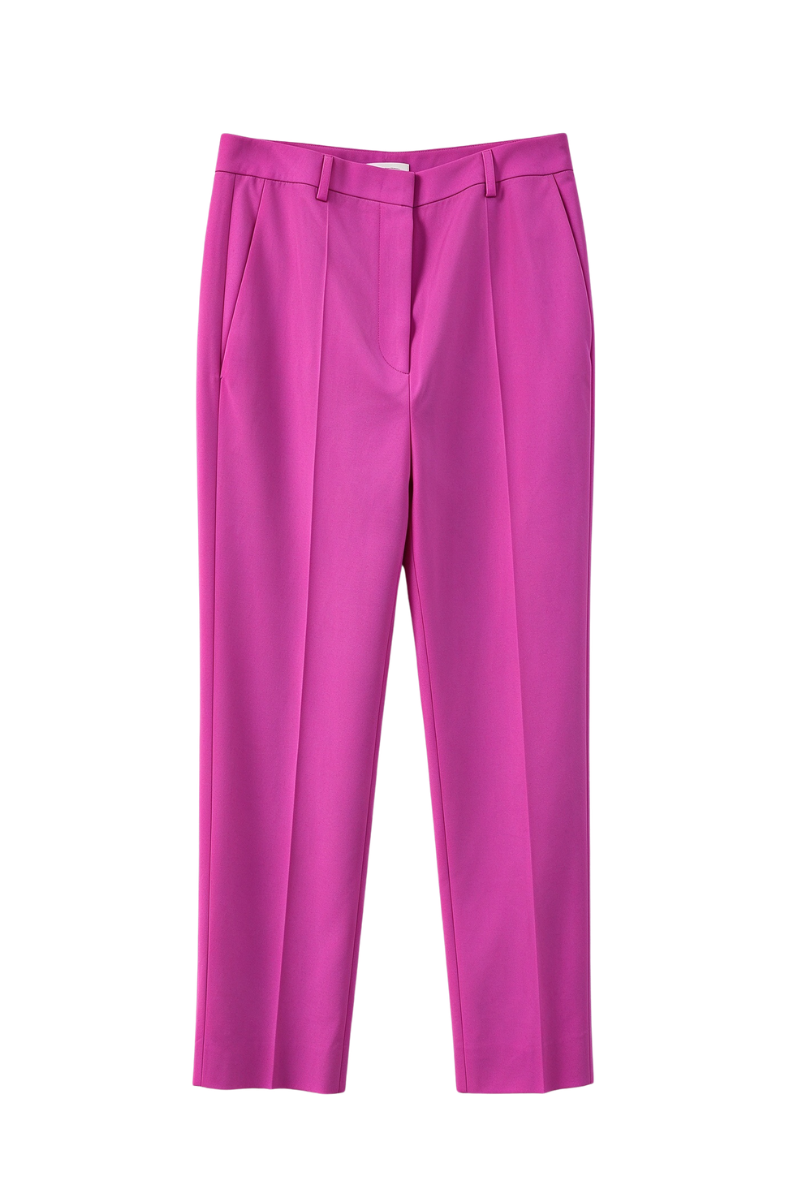 Valentino Straight Leg Trousers Pink Pp 5B3RB5V074B_UWT