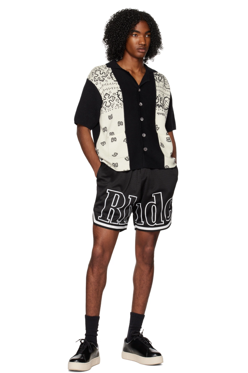 Rhude Black &White Banco Shirt