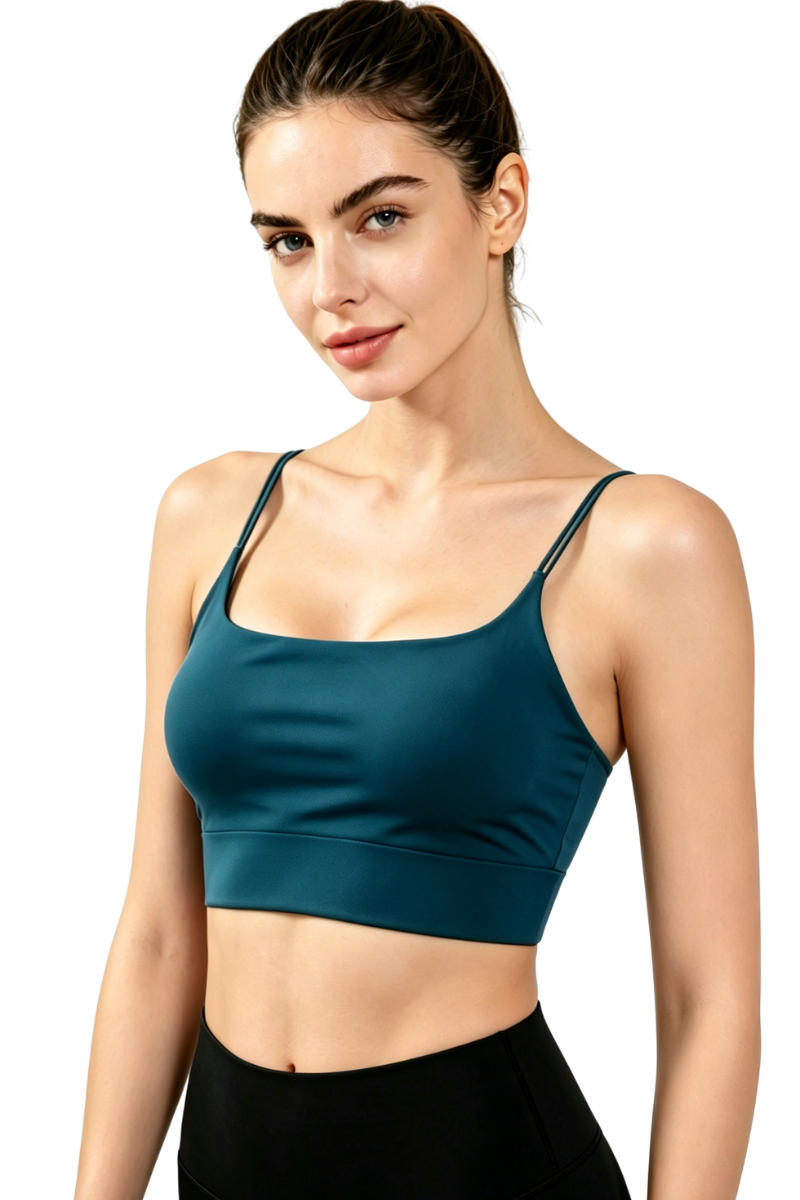 Bandier Bonded Low Impact Bra Reflecting Pond LOK00238