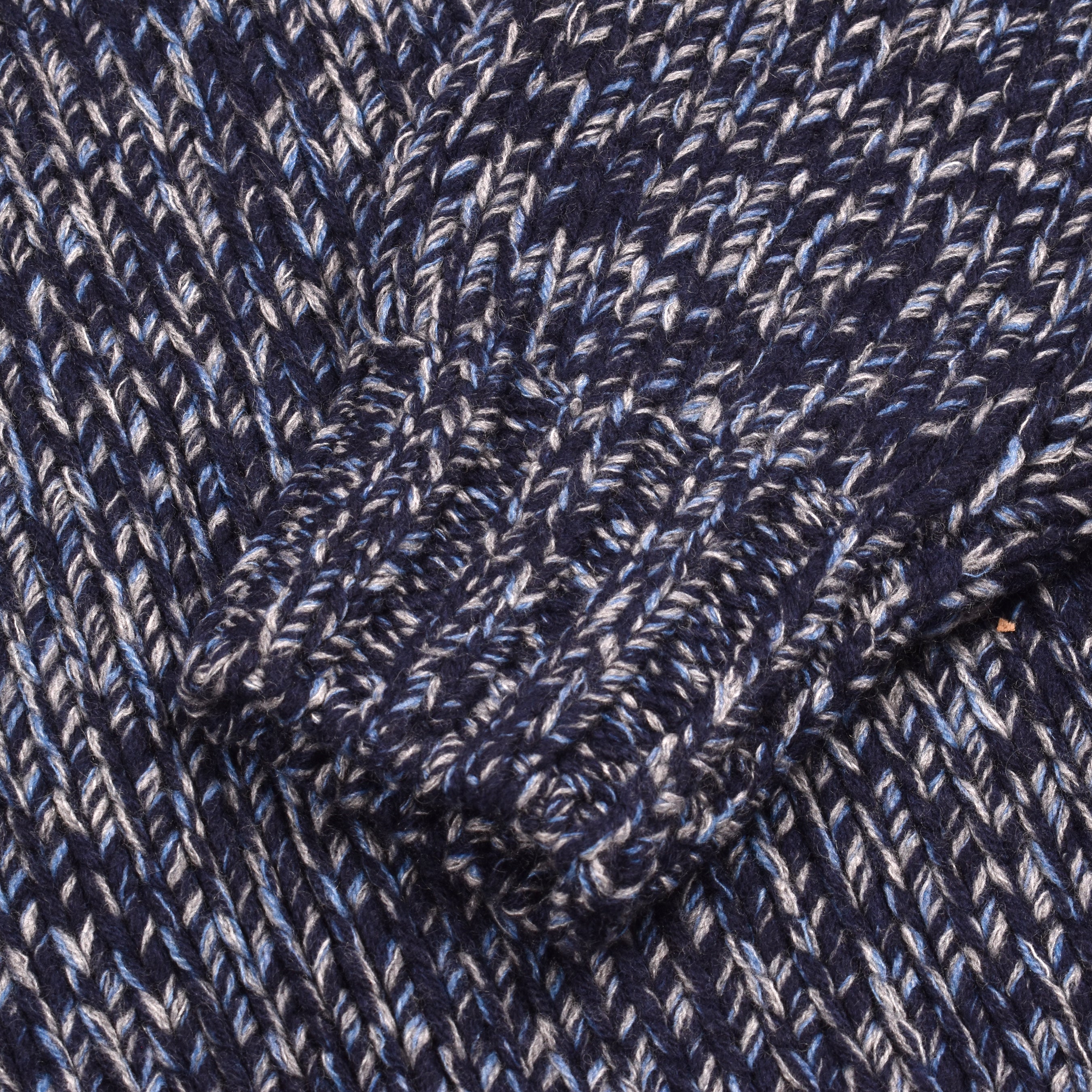 BRUNELLO CUCINELLI MEN'S BLUE CASHMERE TURTLENECK SWEATER