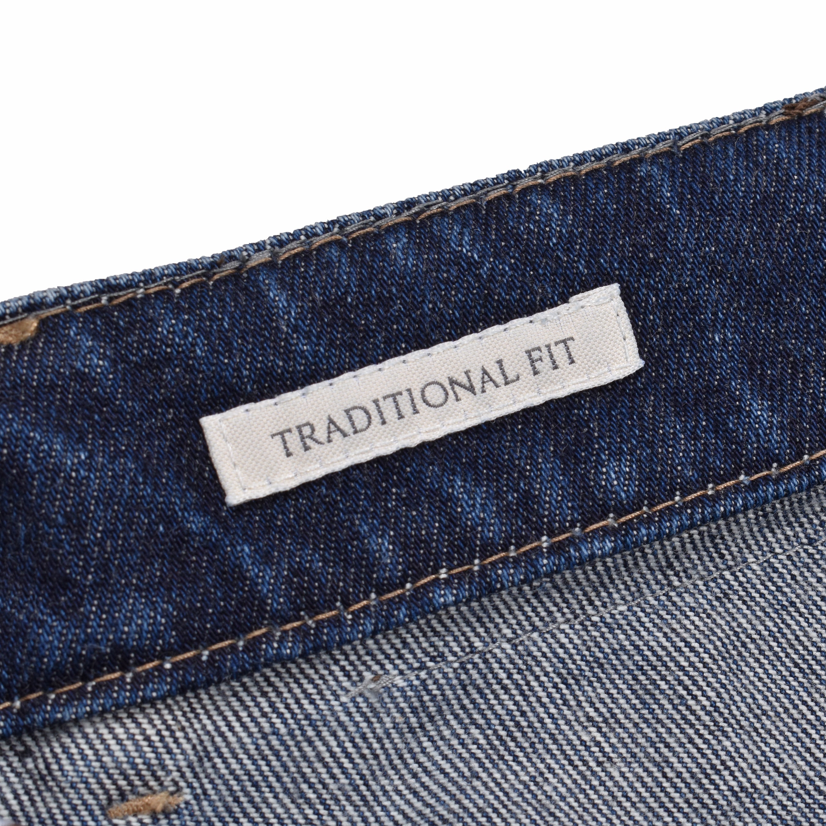 BRUNELLO CUCINELLI MEN'S DARK DENIM FIVE-POCKET JEANS