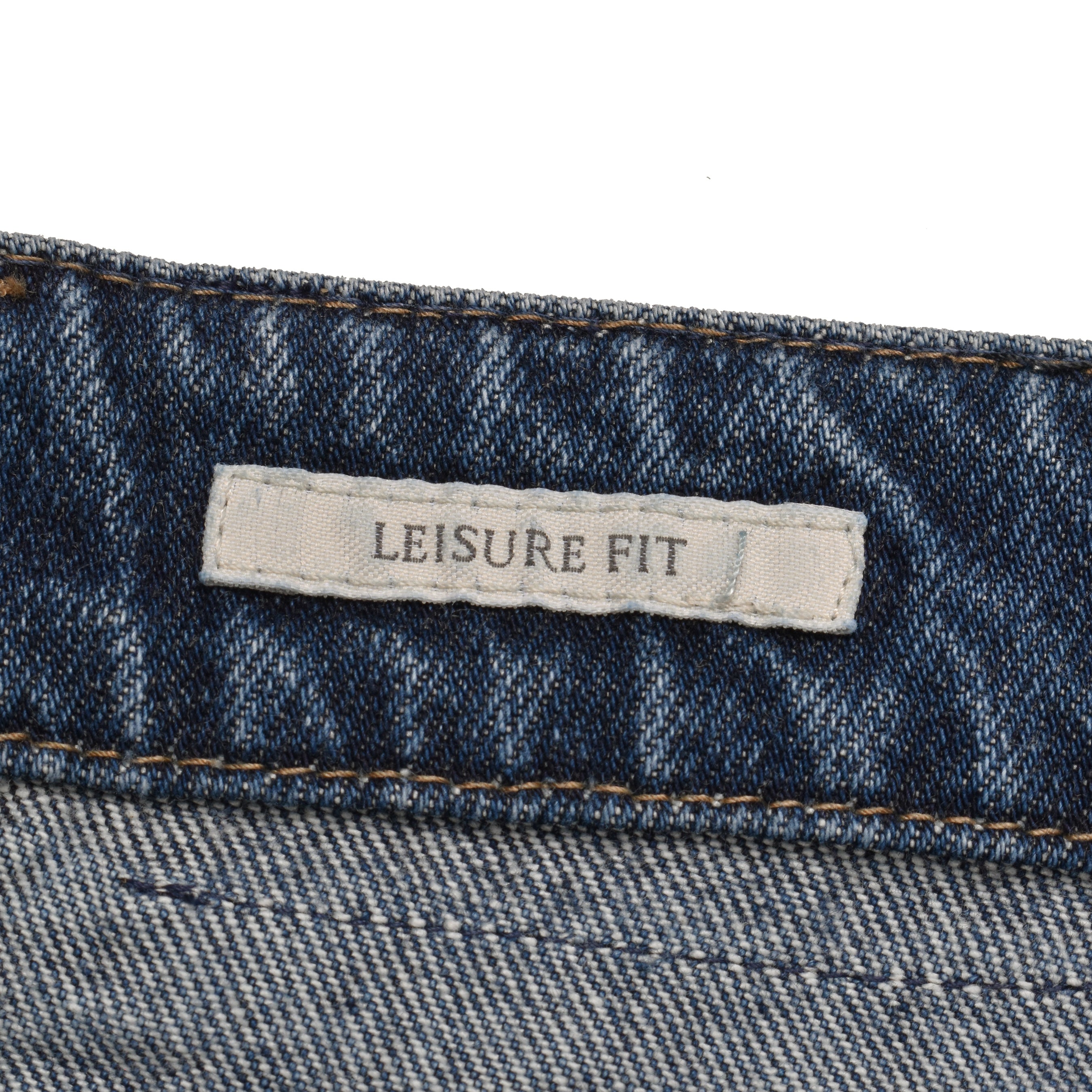 BRUNELLO CUCINELLI MEN'S MEDIUM BLUE DENIM JEANS
