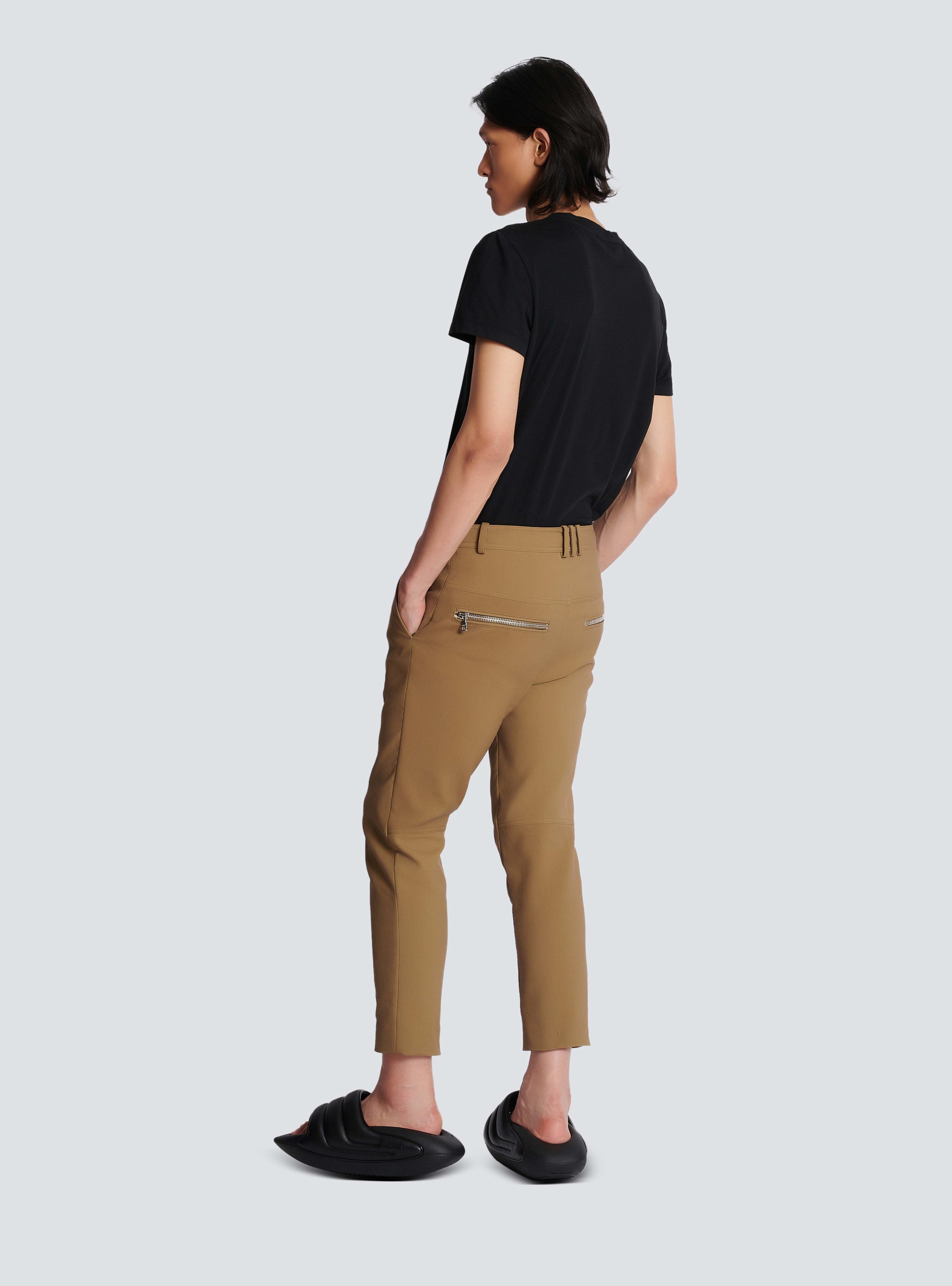 BALMAIN MEN'S STRAIGHT TECHNICAL COTTON RIDER PANTS NWT