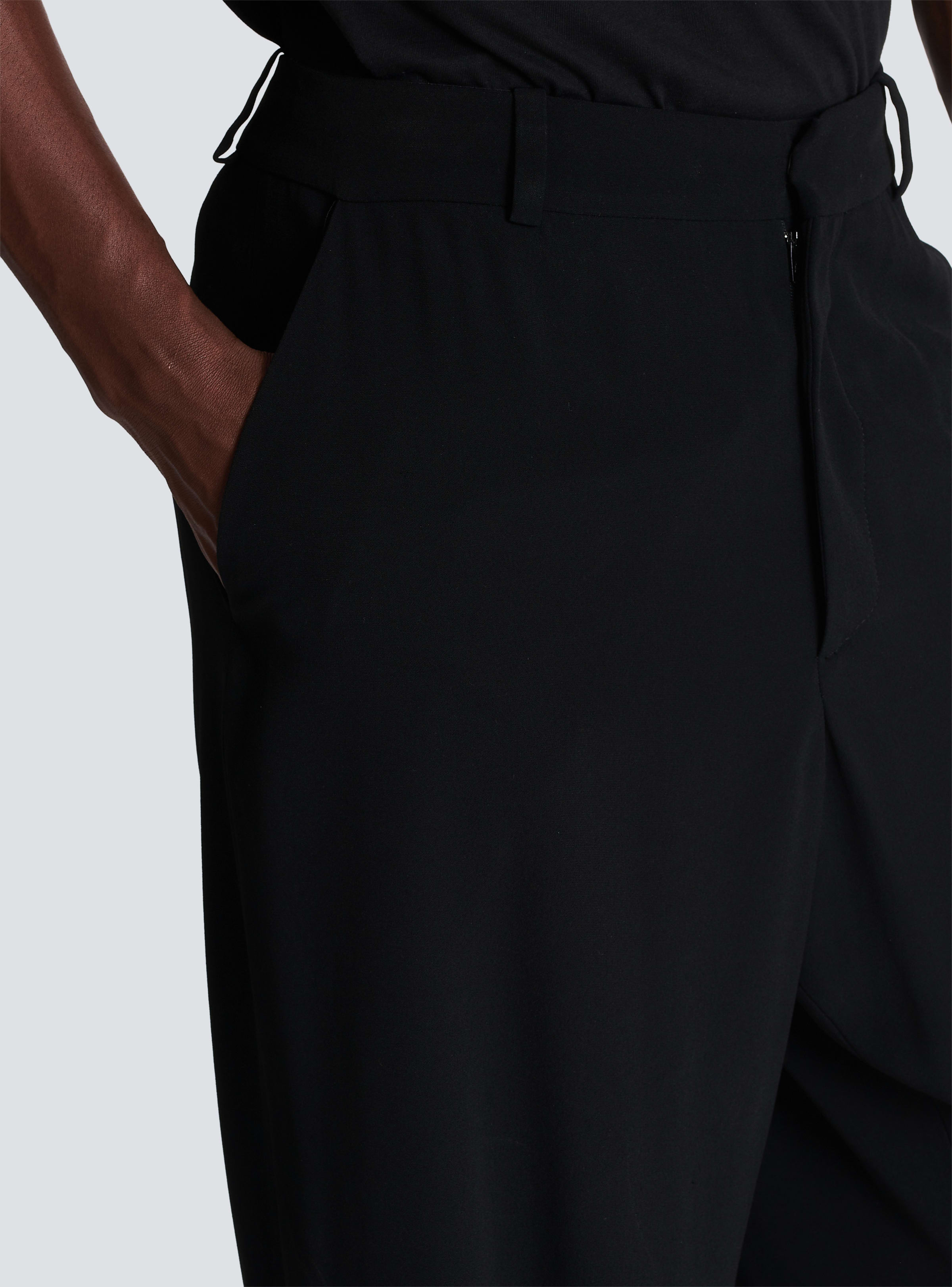 BALMAIN MEN'S CREPE LOOSE PANTS NWT