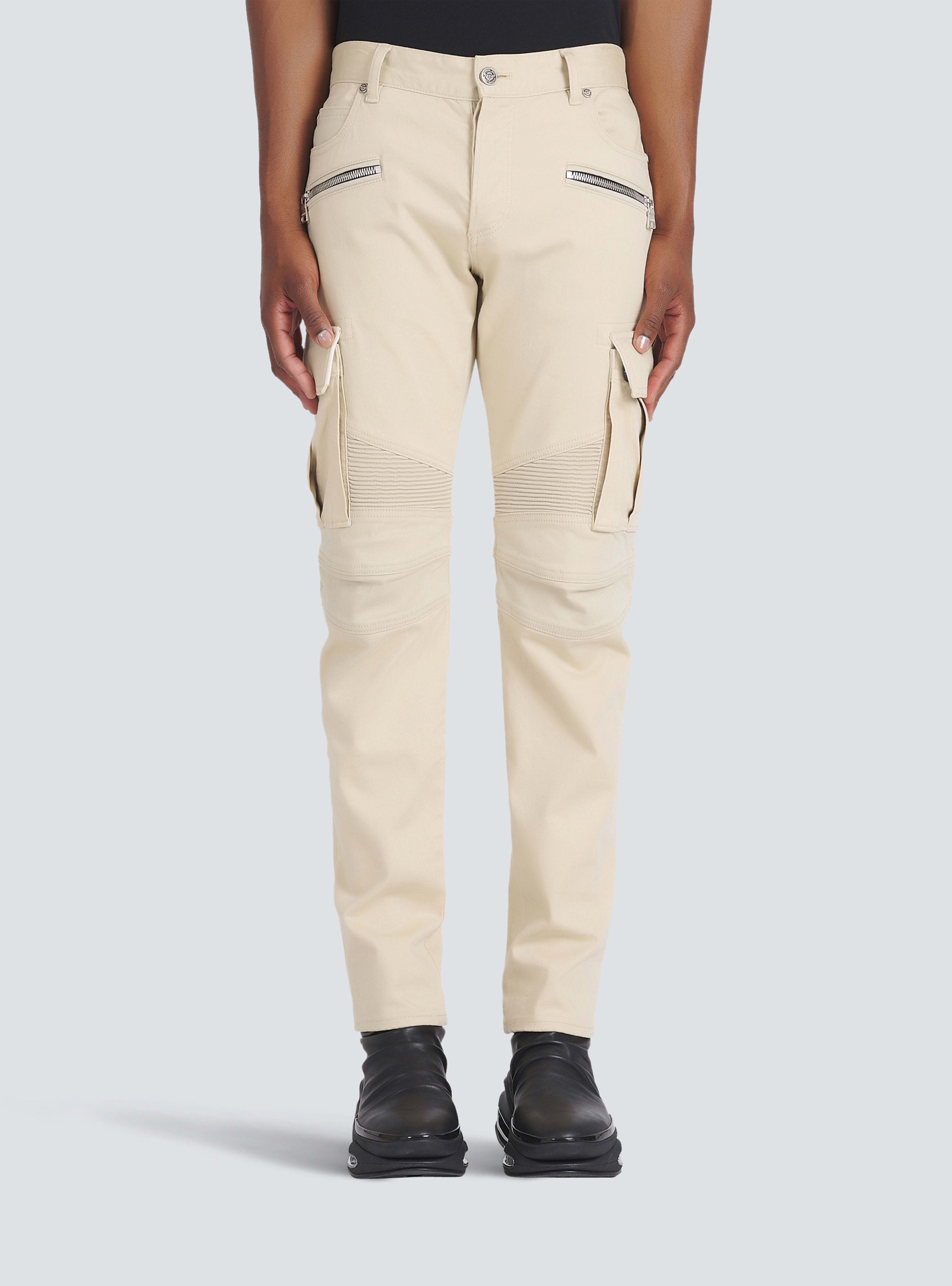 BALMAIN MEN'S CARGO COTTON PANTS NWT