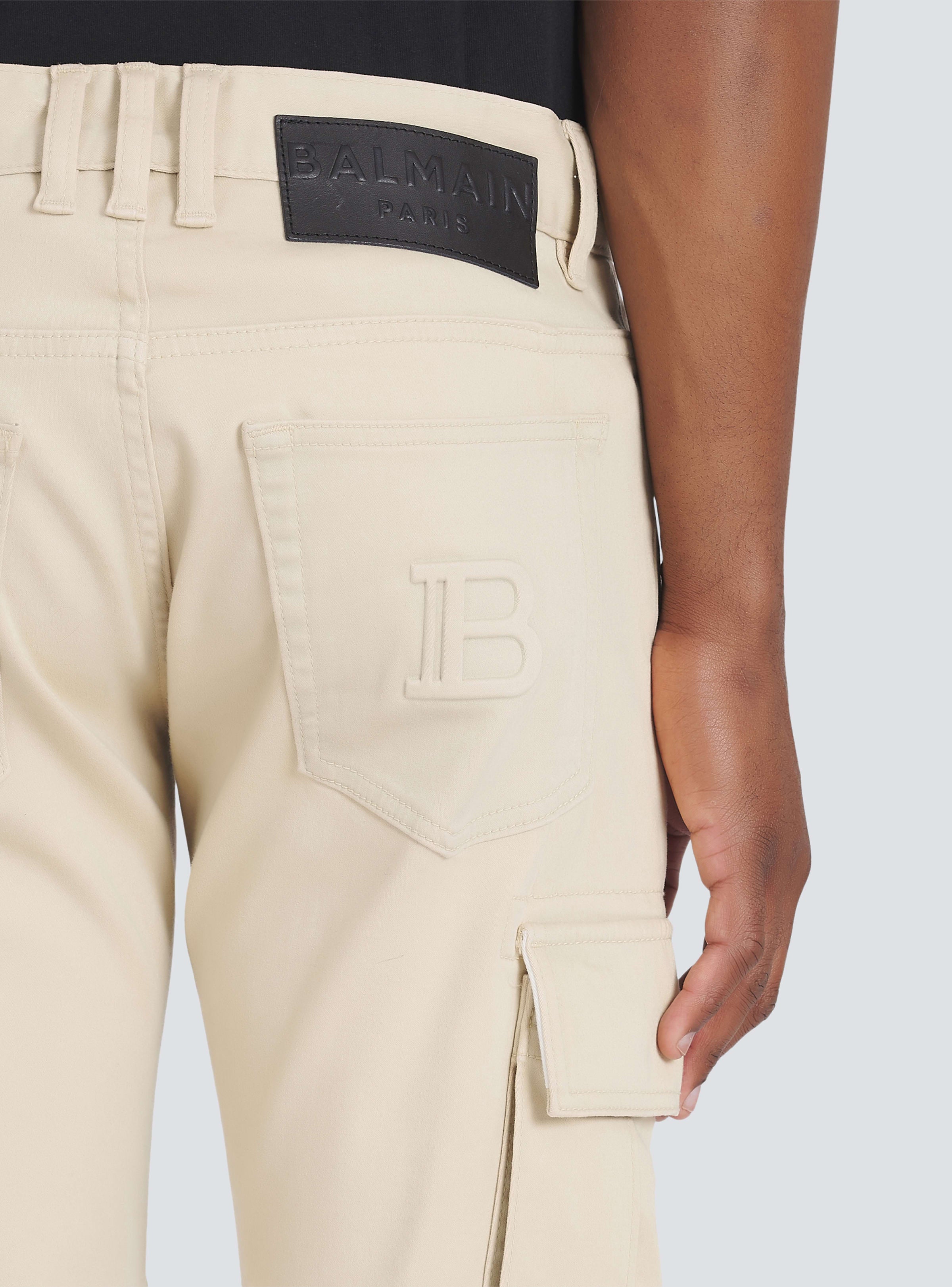 BALMAIN MEN'S CARGO COTTON PANTS NWT