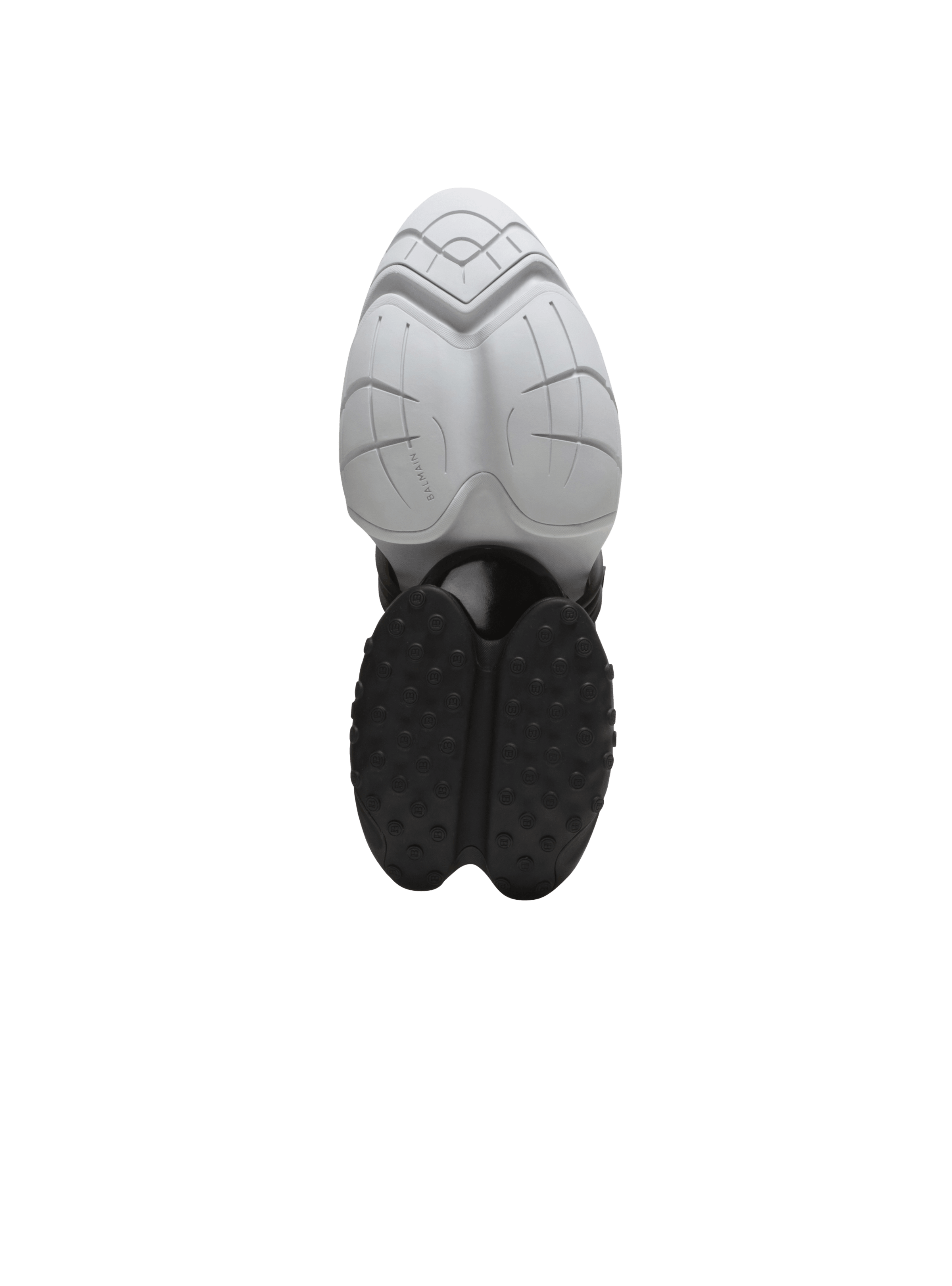 BALMAIN MEN'S UNICORN-NEOPRENE&CALFSKIN NWT