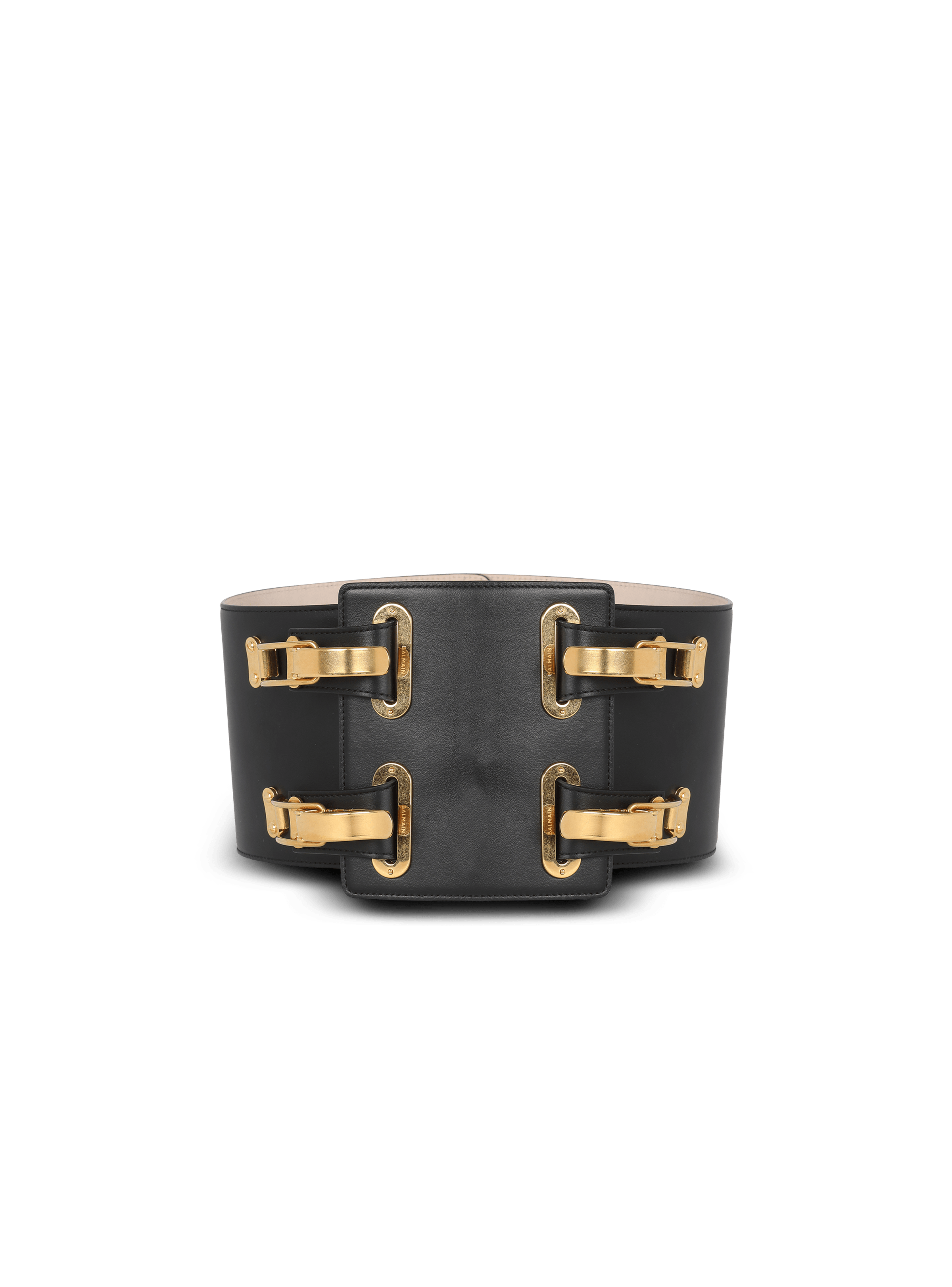BALMAIN WOMEN'S VOLT BELT 13CM-CALFSKIN NWT