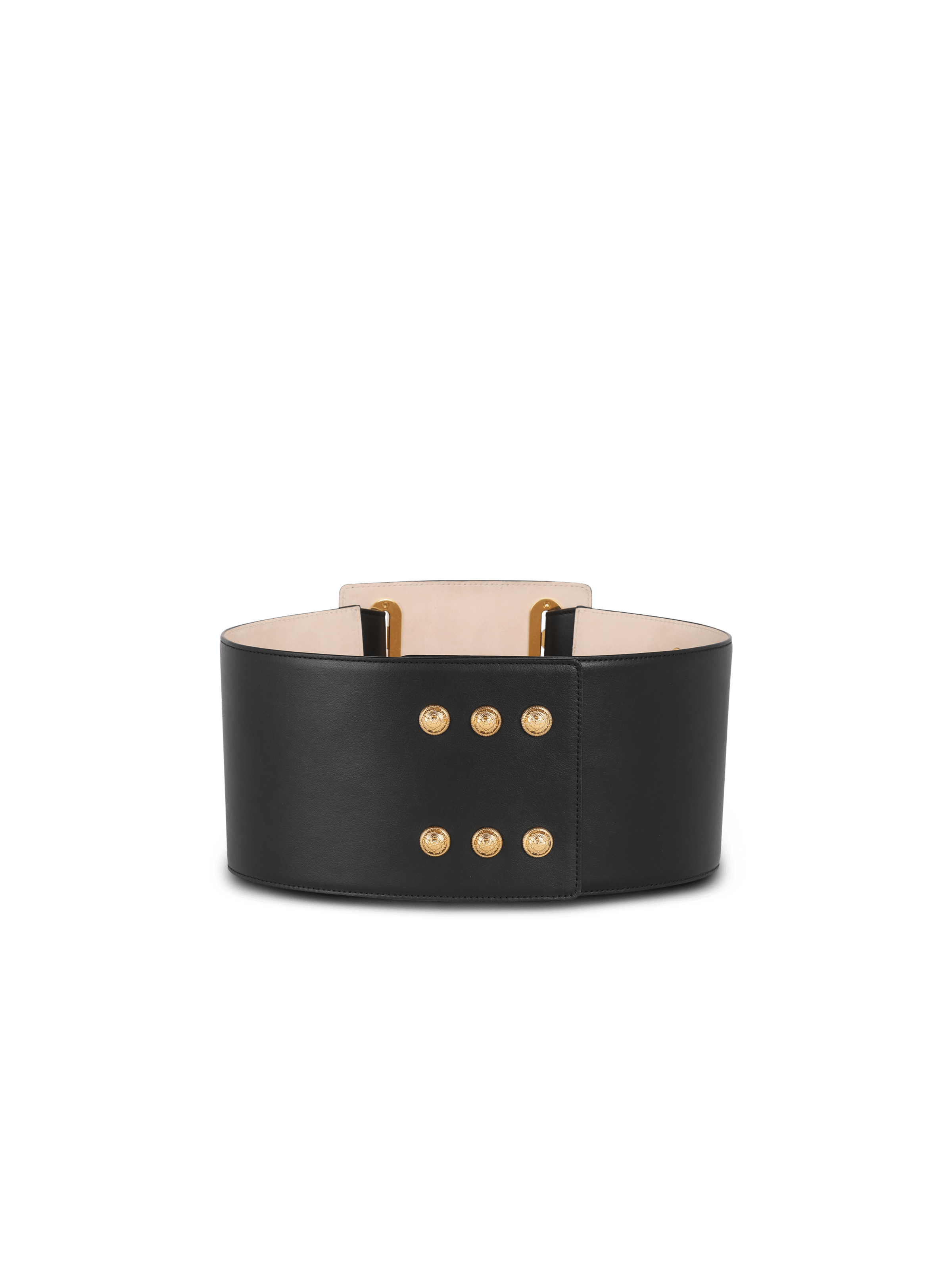 BALMAIN WOMEN'S VOLT BELT 13CM-CALFSKIN NWT