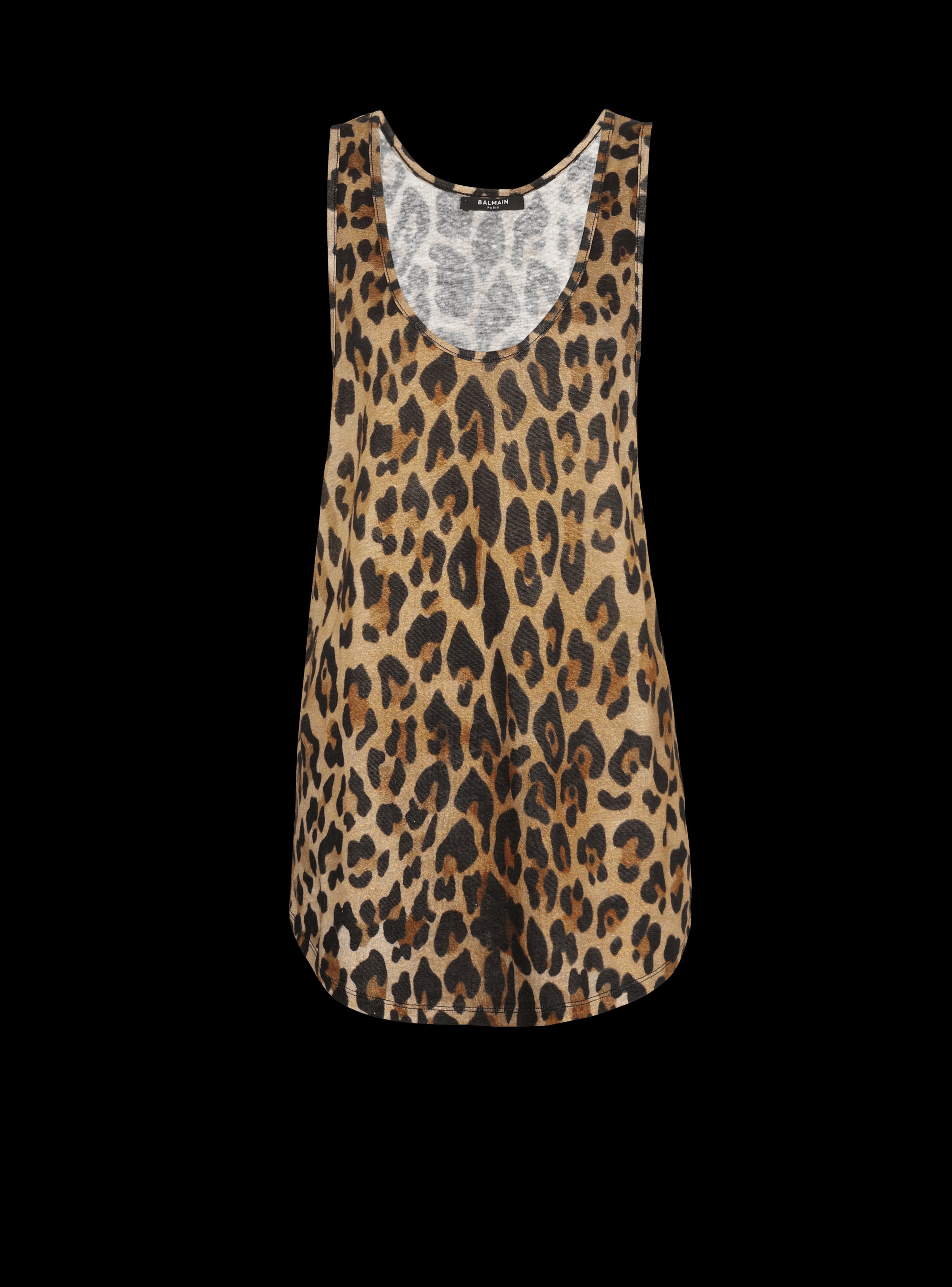 BALMAIN WOMEN'S TOP SM DÉBARDEUR OVERSIZE NWT