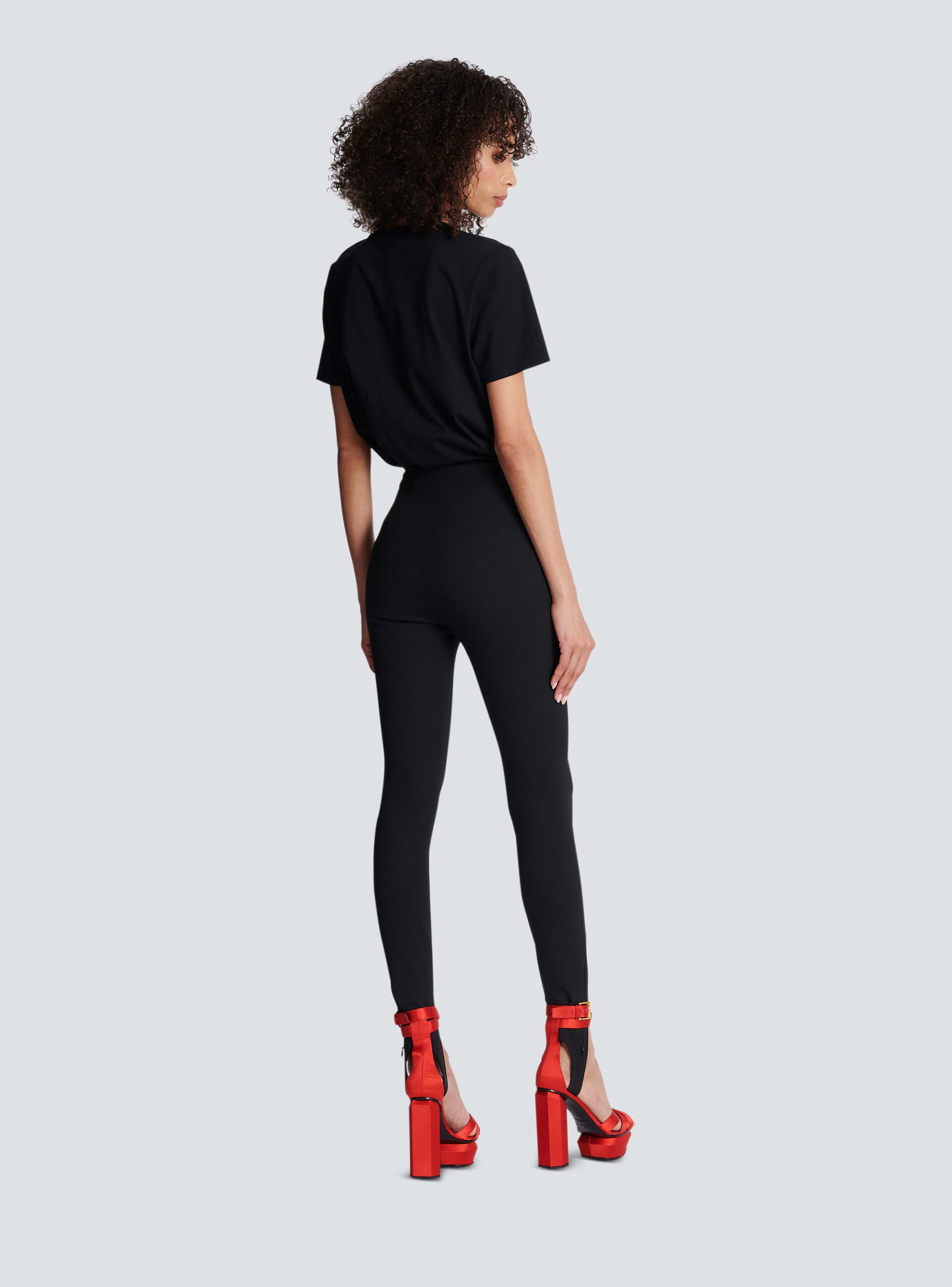 BALMAIN WOMEN'S HW STRETCH GDP SKINNY PANTS NWT