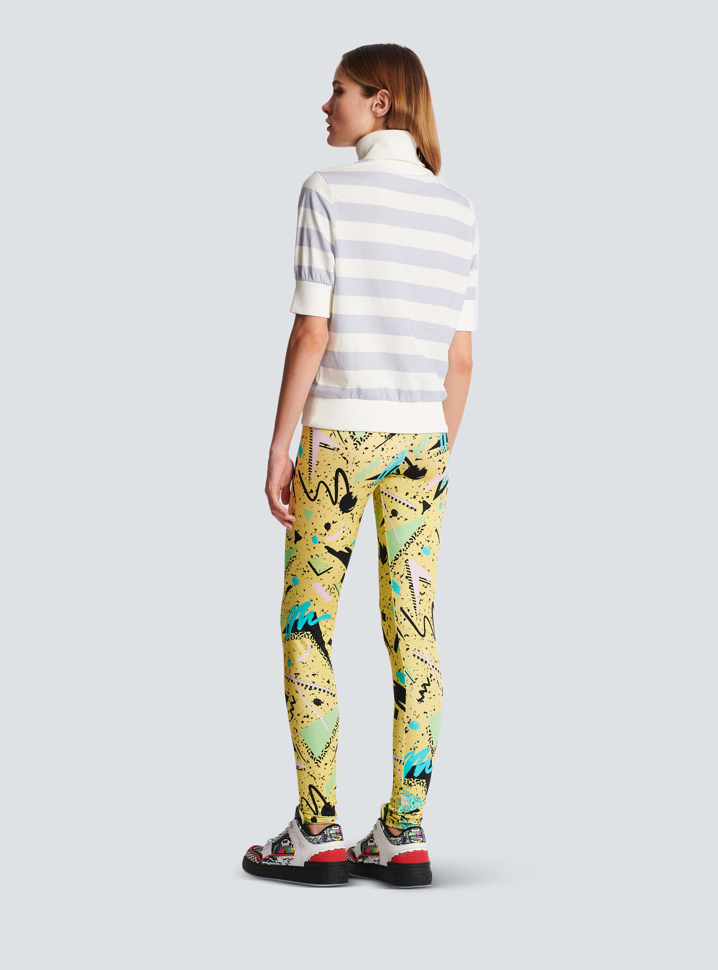 BALMAIN WOMEN'S COL ROULE MANCHE COURTE NWT