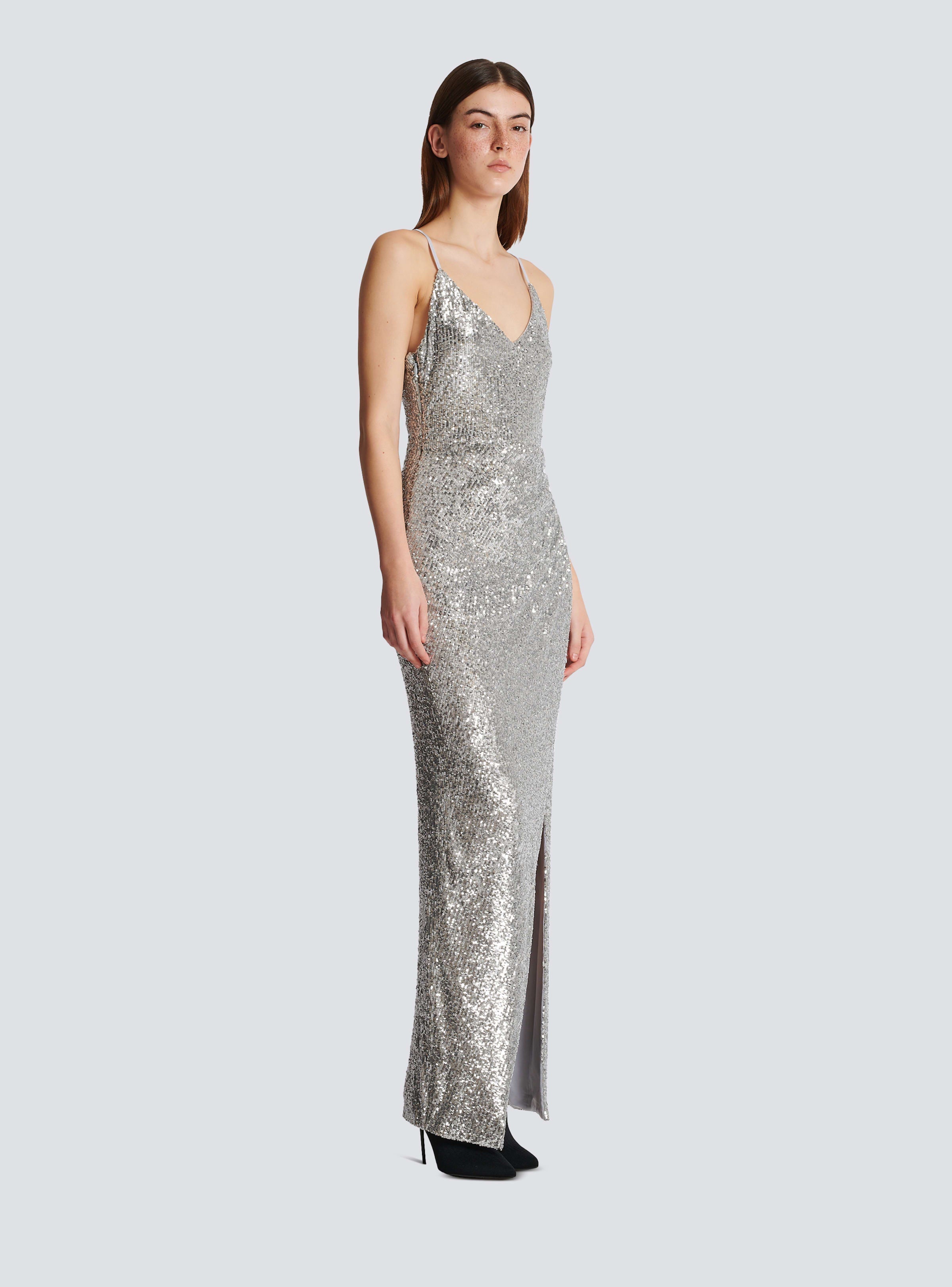 BALMAIN WOMEN'S LONG SEQUIN DRESS - MY THERESA NWT