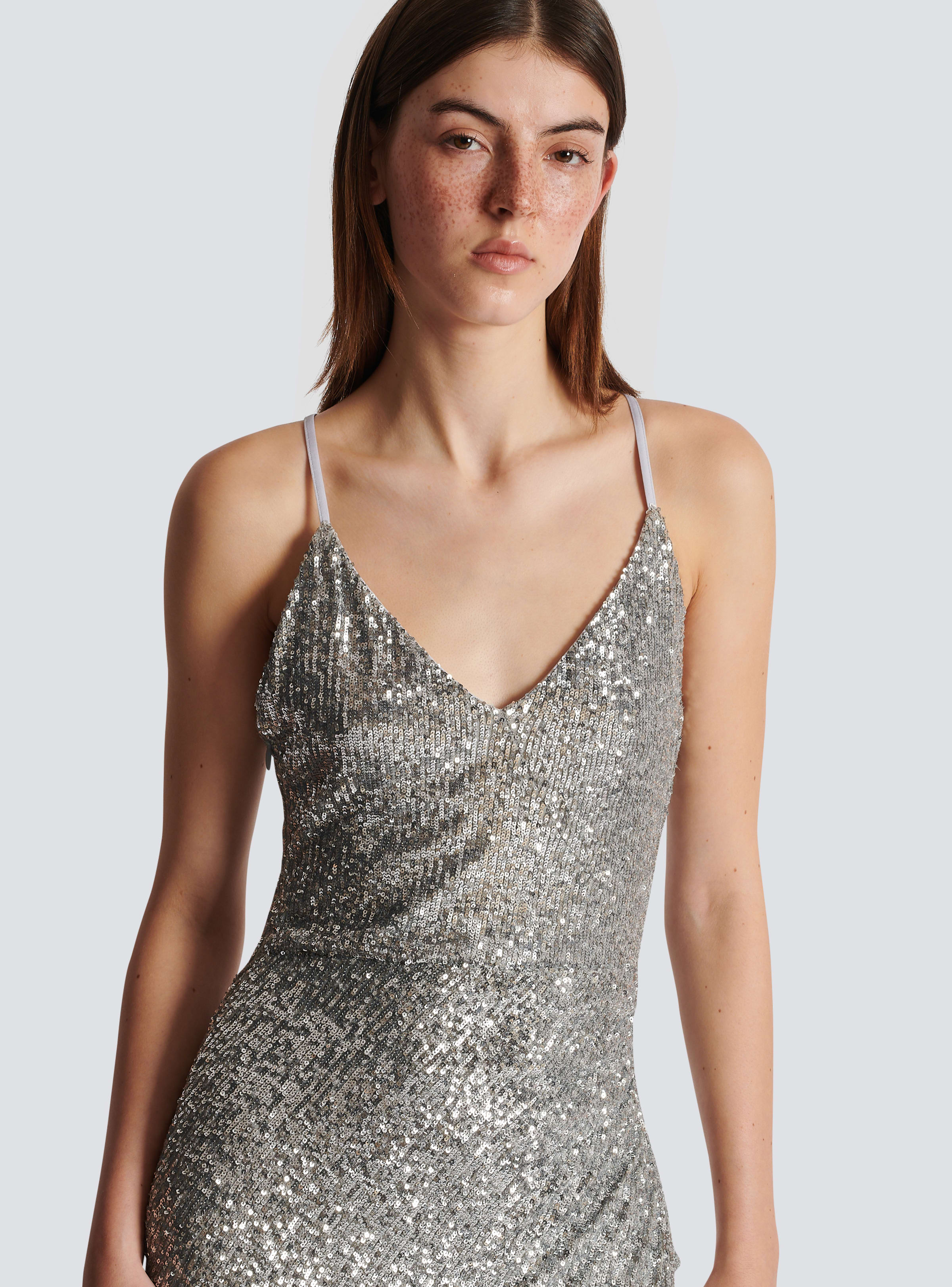 BALMAIN WOMEN'S LONG SEQUIN DRESS - MY THERESA NWT