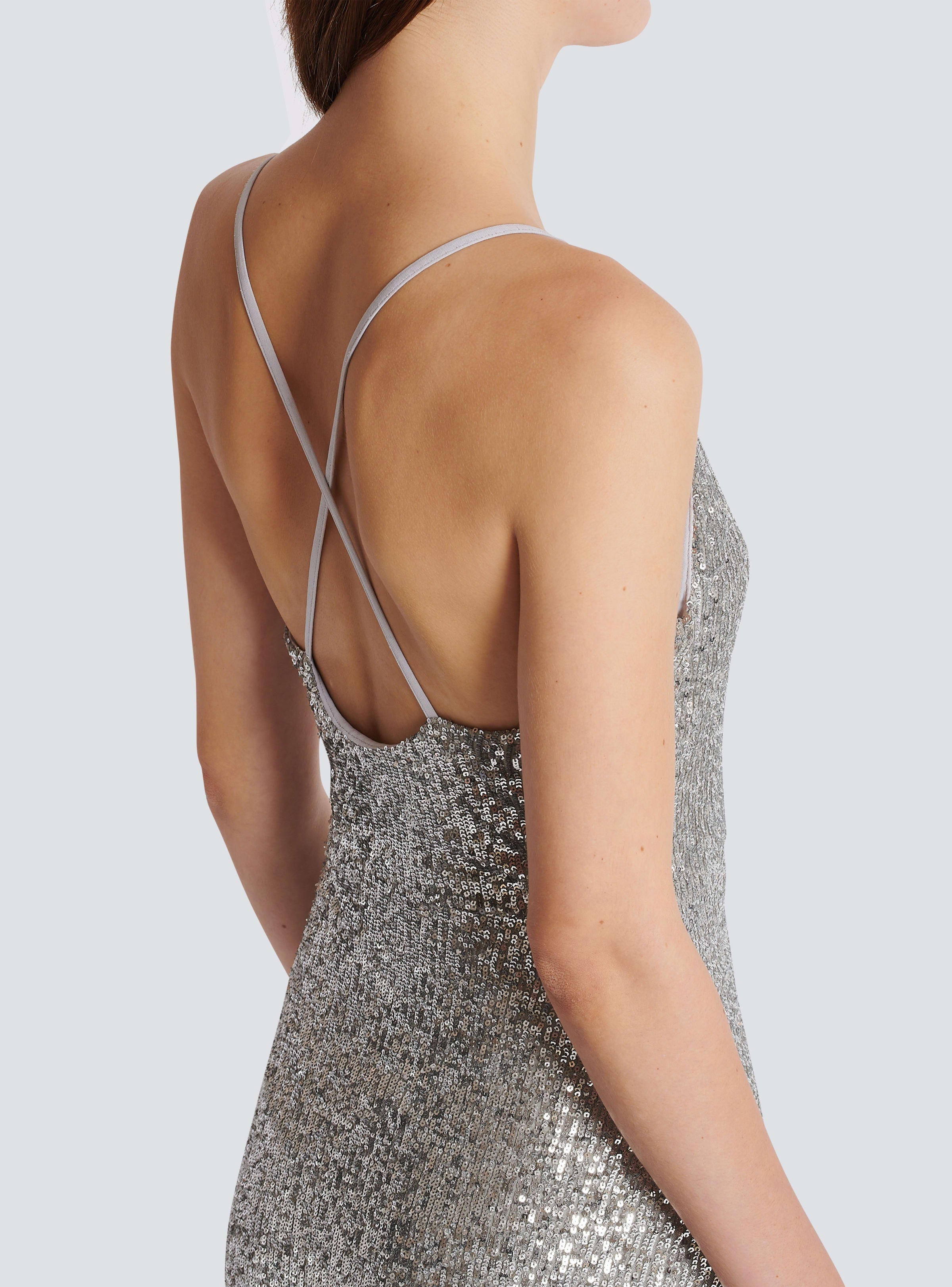 BALMAIN WOMEN'S LONG SEQUIN DRESS - MY THERESA NWT