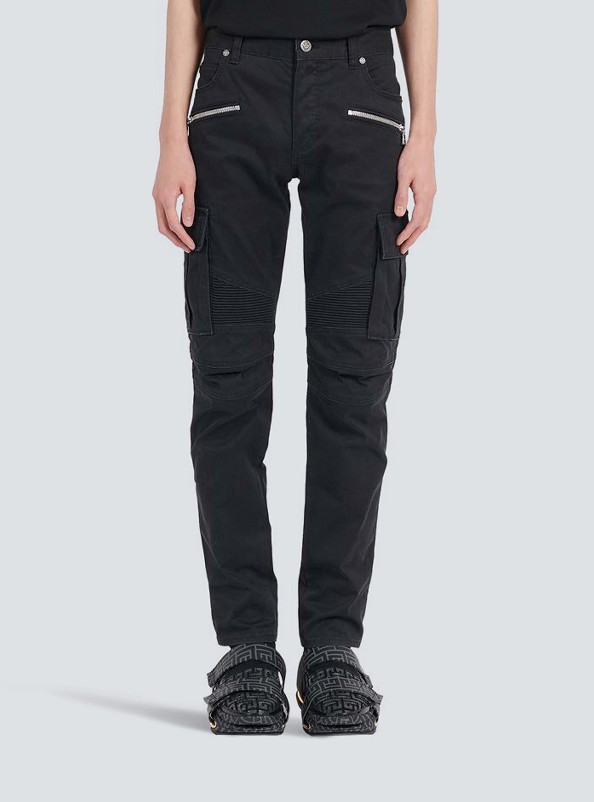 BALMAIN MEN'S CARGO COTTON PANTS NWT