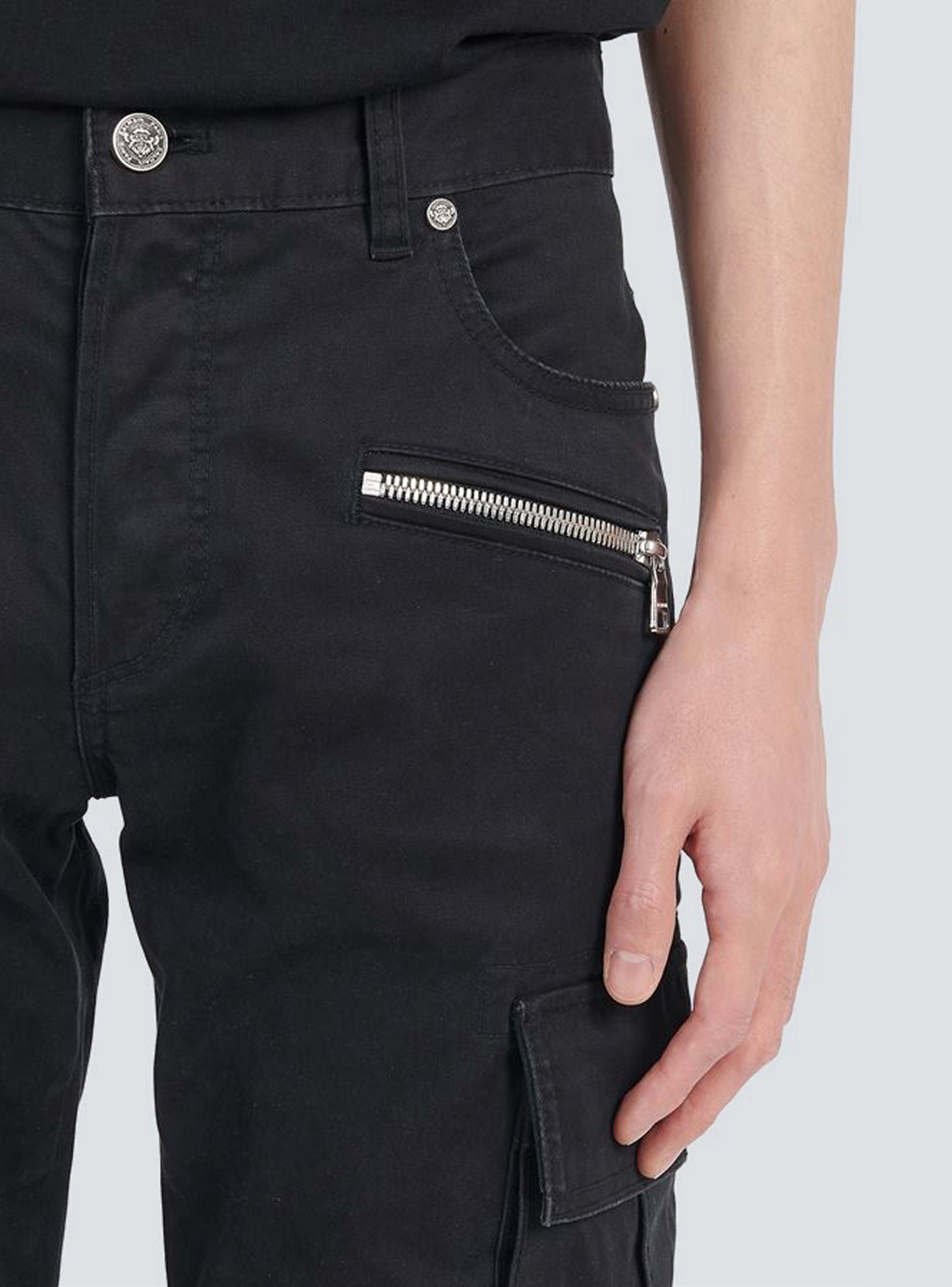 BALMAIN MEN'S CARGO COTTON PANTS NWT