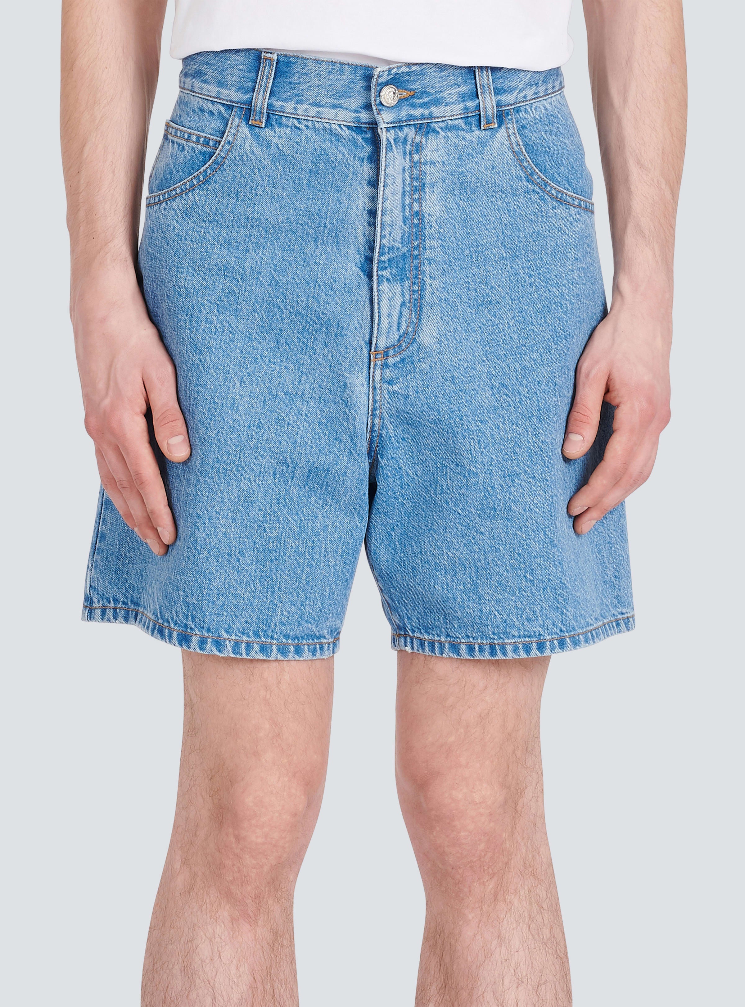 BALMAIN MEN'S SHORT DENIM LARGE NWT