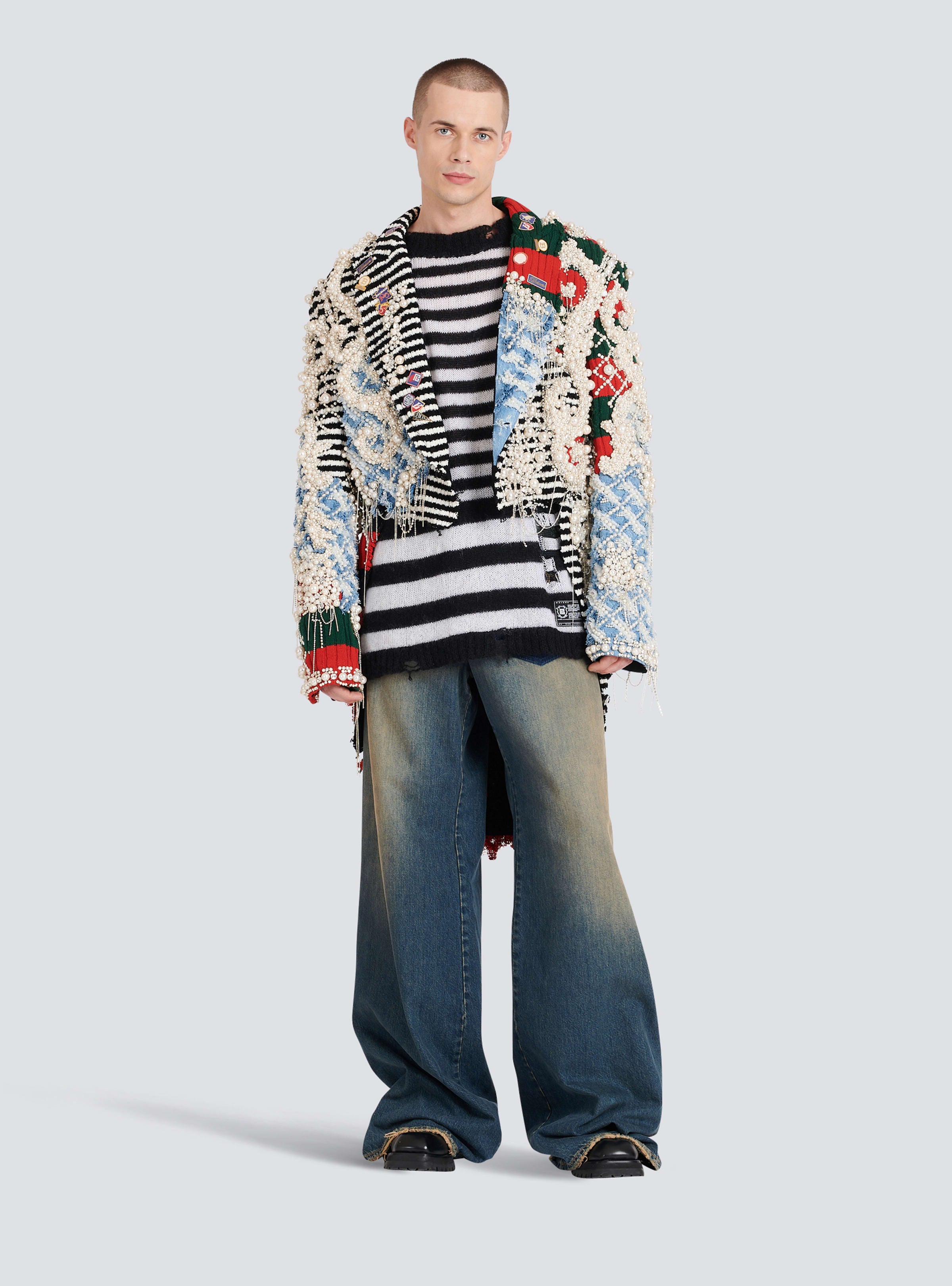 BALMAIN MEN'S JUDO PANTS REVERSE/ SHADOW POCKET NWT