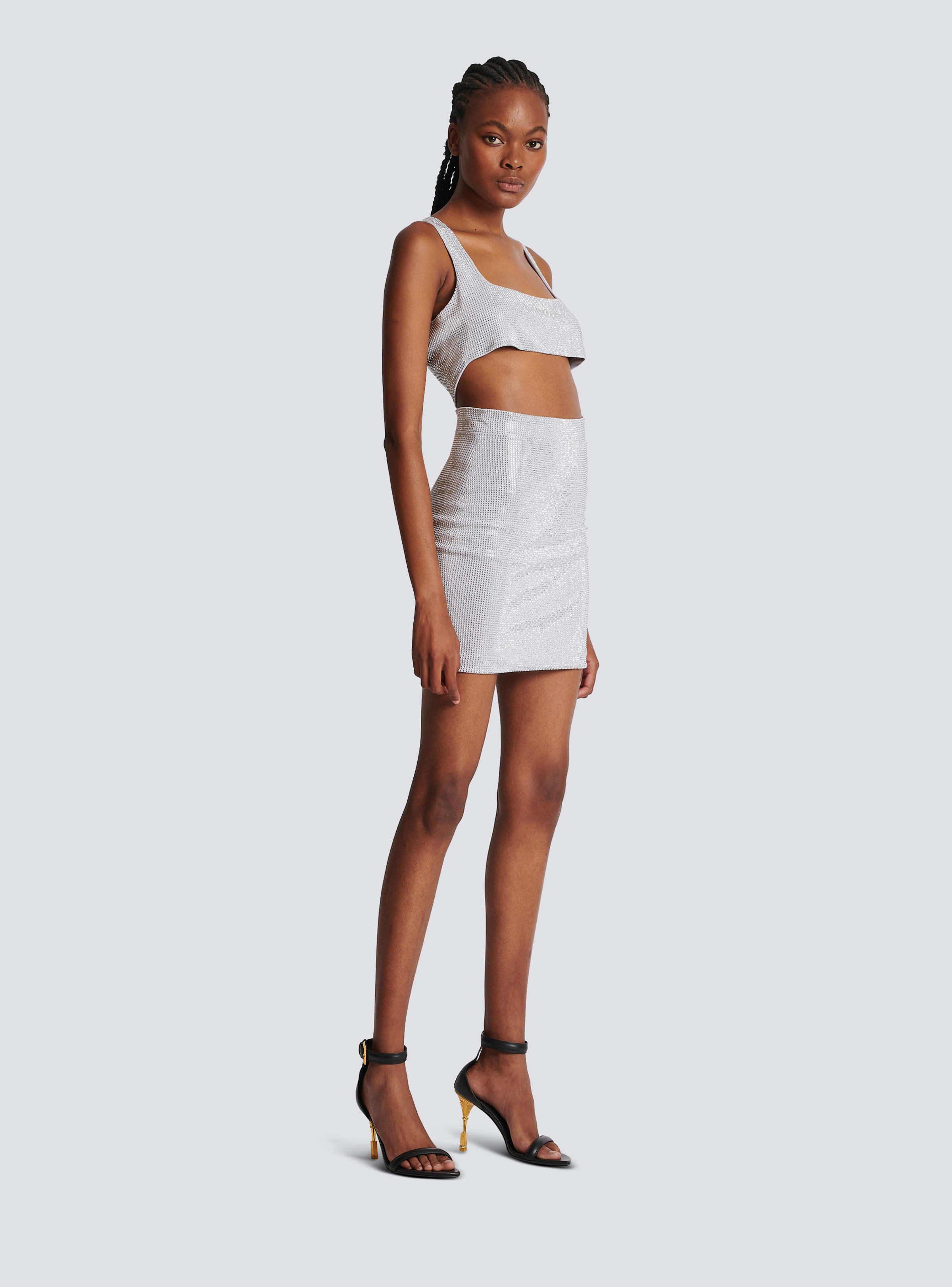 BALMAIN WOMEN'S STRASSED BRA TOP - MY THERESA NWT