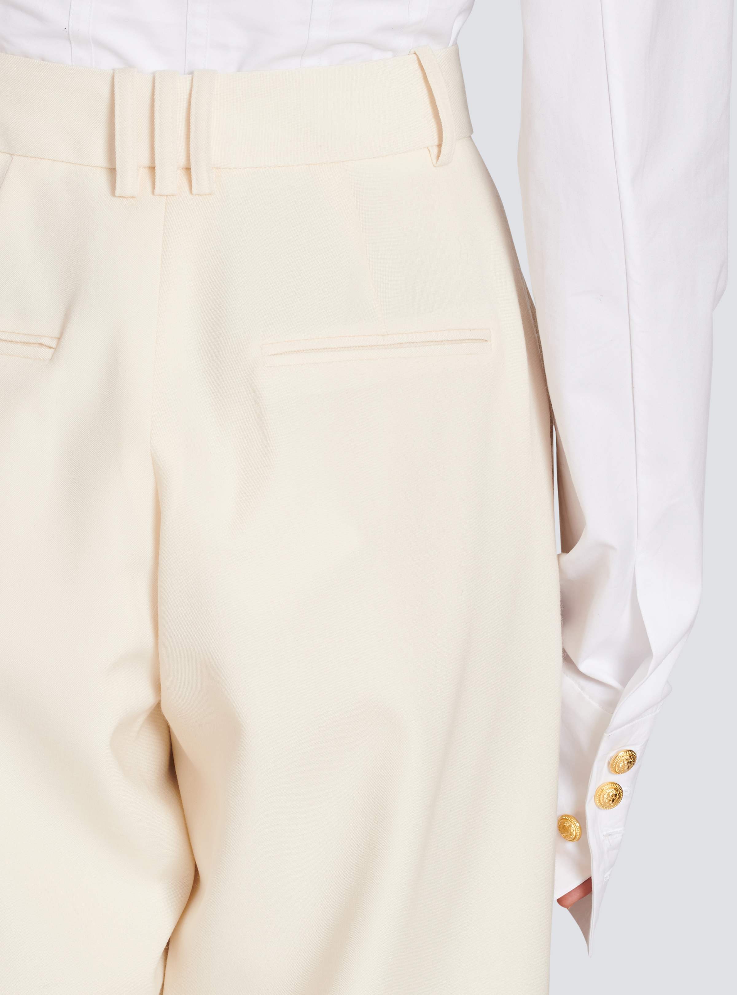 BALMAIN WOMEN'S GDP WIDE LEG PANTS NWT