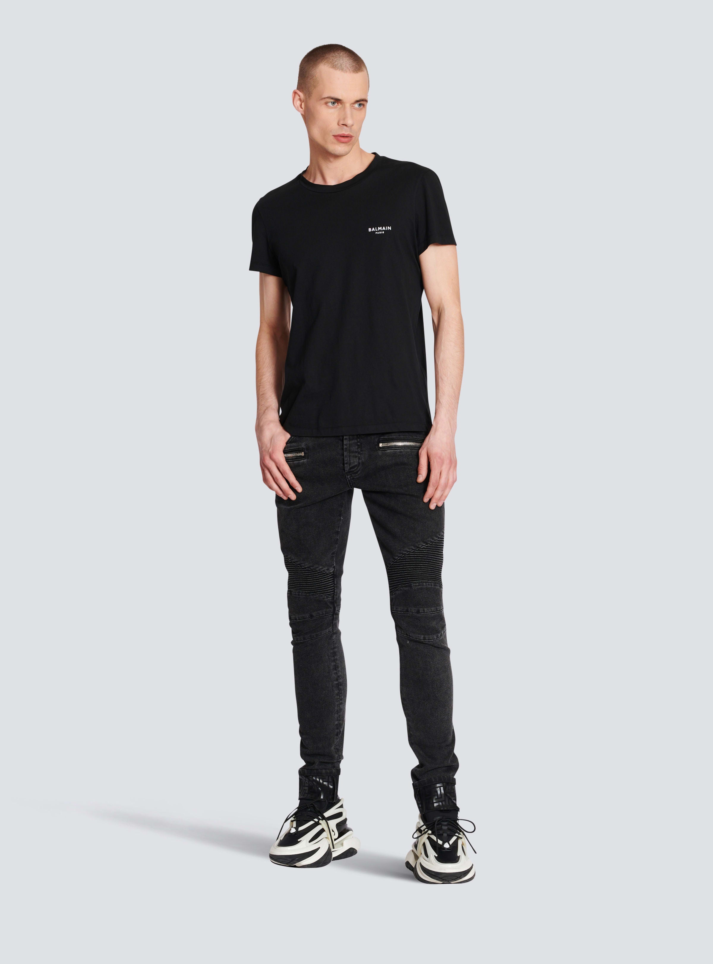 BALMAIN MEN'S PANTALON DENIM SLIM REVERS NWT